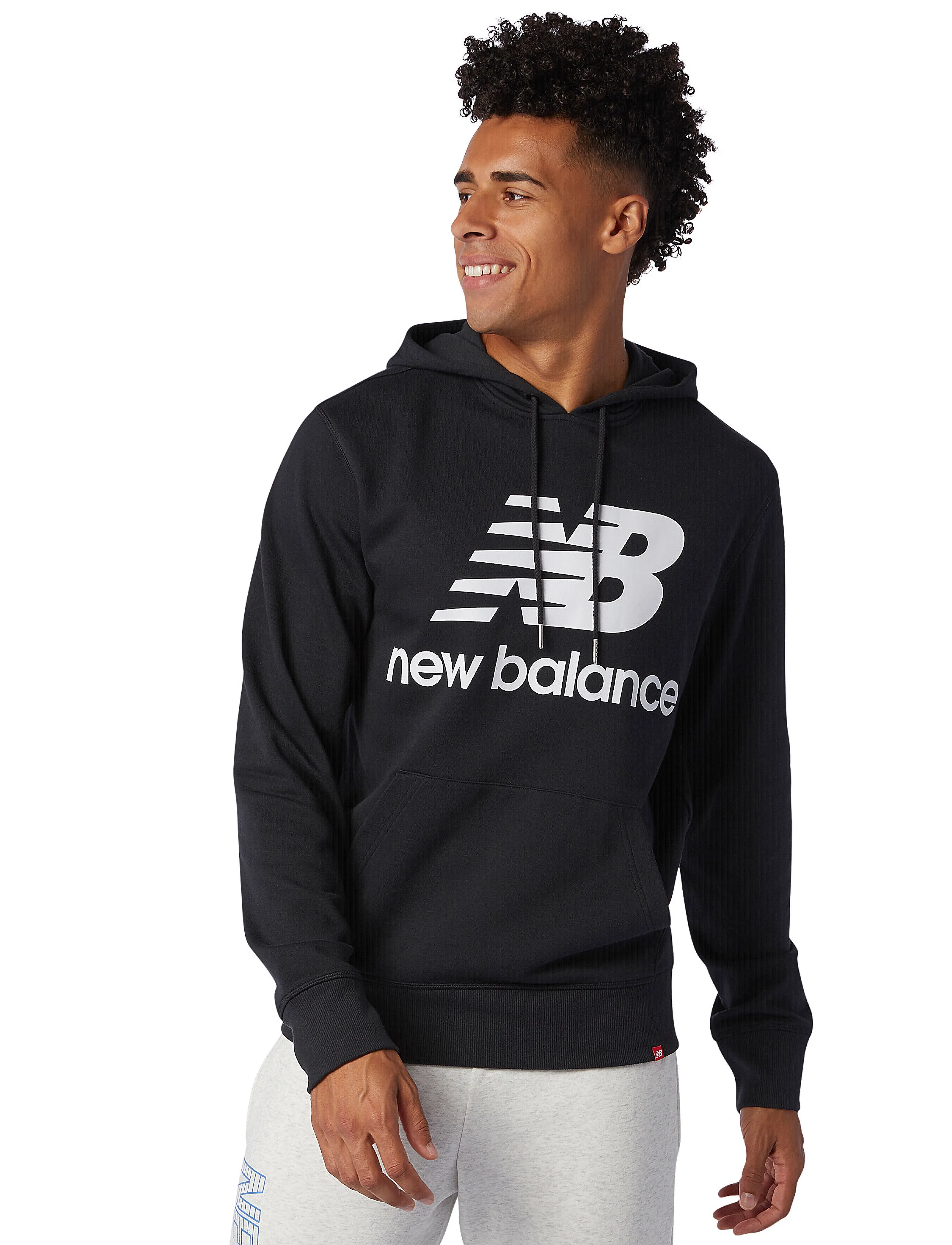 New Balance - NB Essentials Stacked Logo Po Hoodie - black - 2