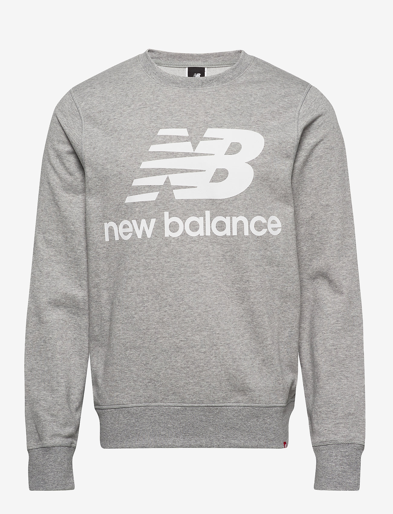 New Balance - NB Essentials Stacked Logo Crew - athletic grey - 0