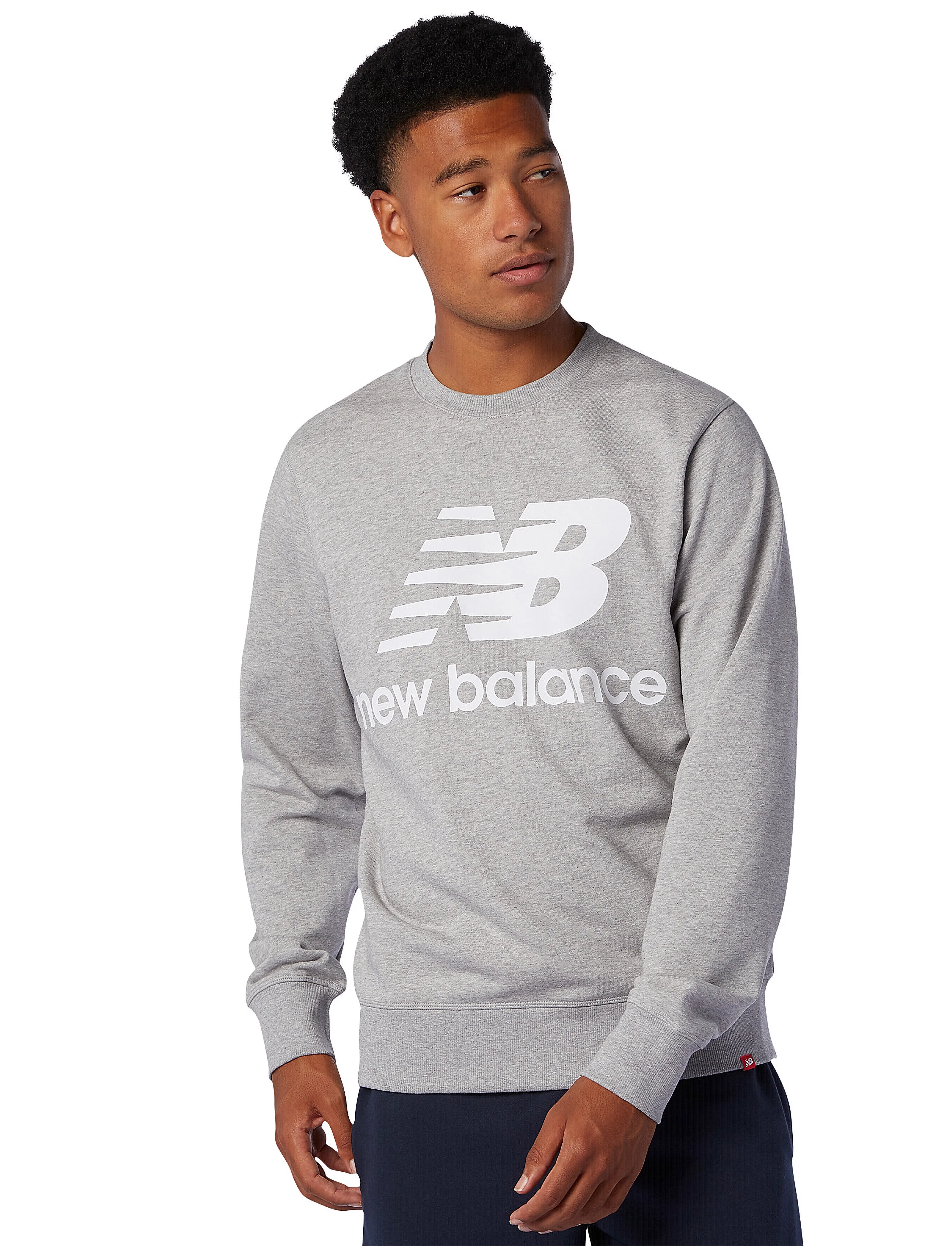 New Balance - NB Essentials Stacked Logo Crew - athletic grey - 2