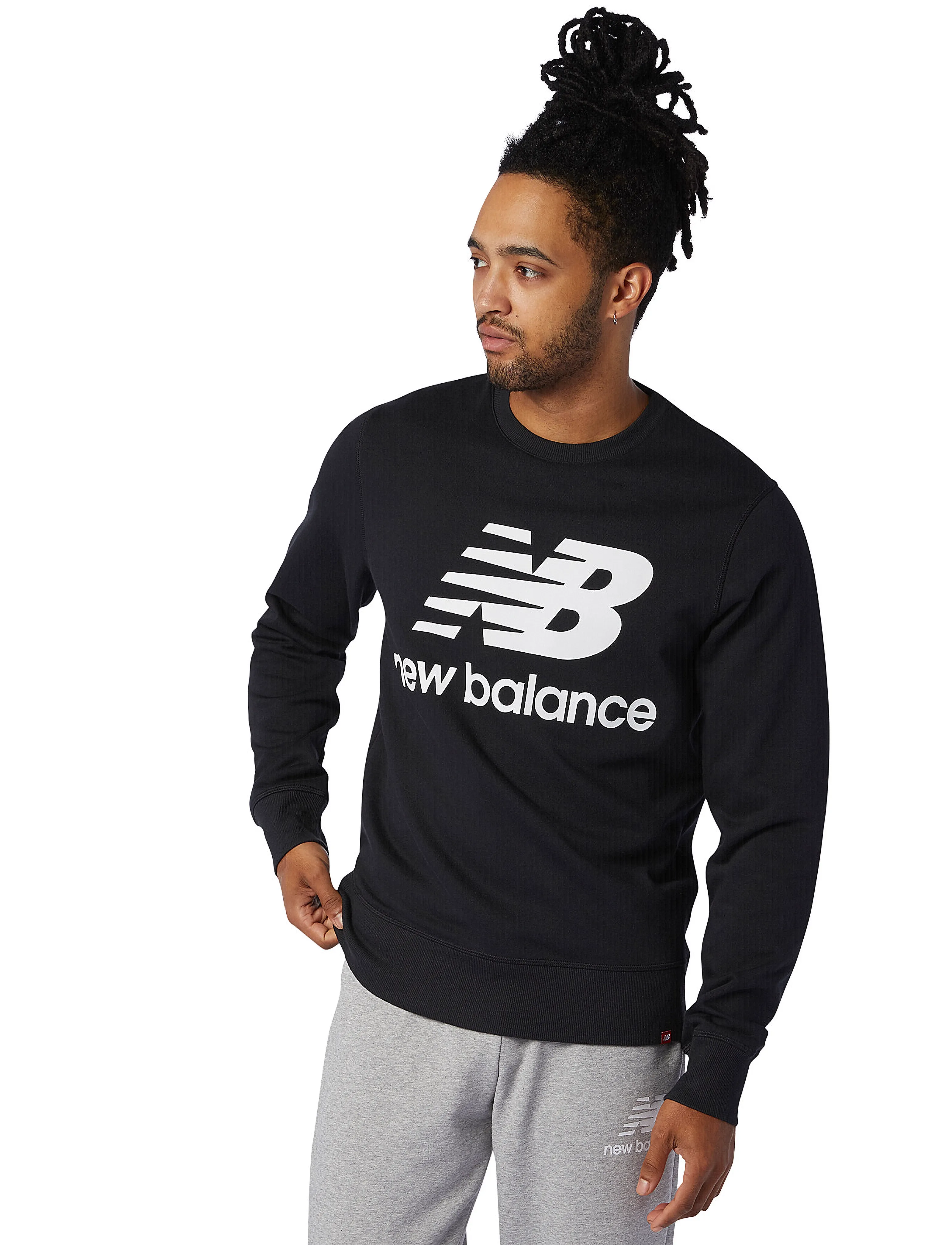 New Balance - NB Essentials Stacked Logo Crew - black - 2