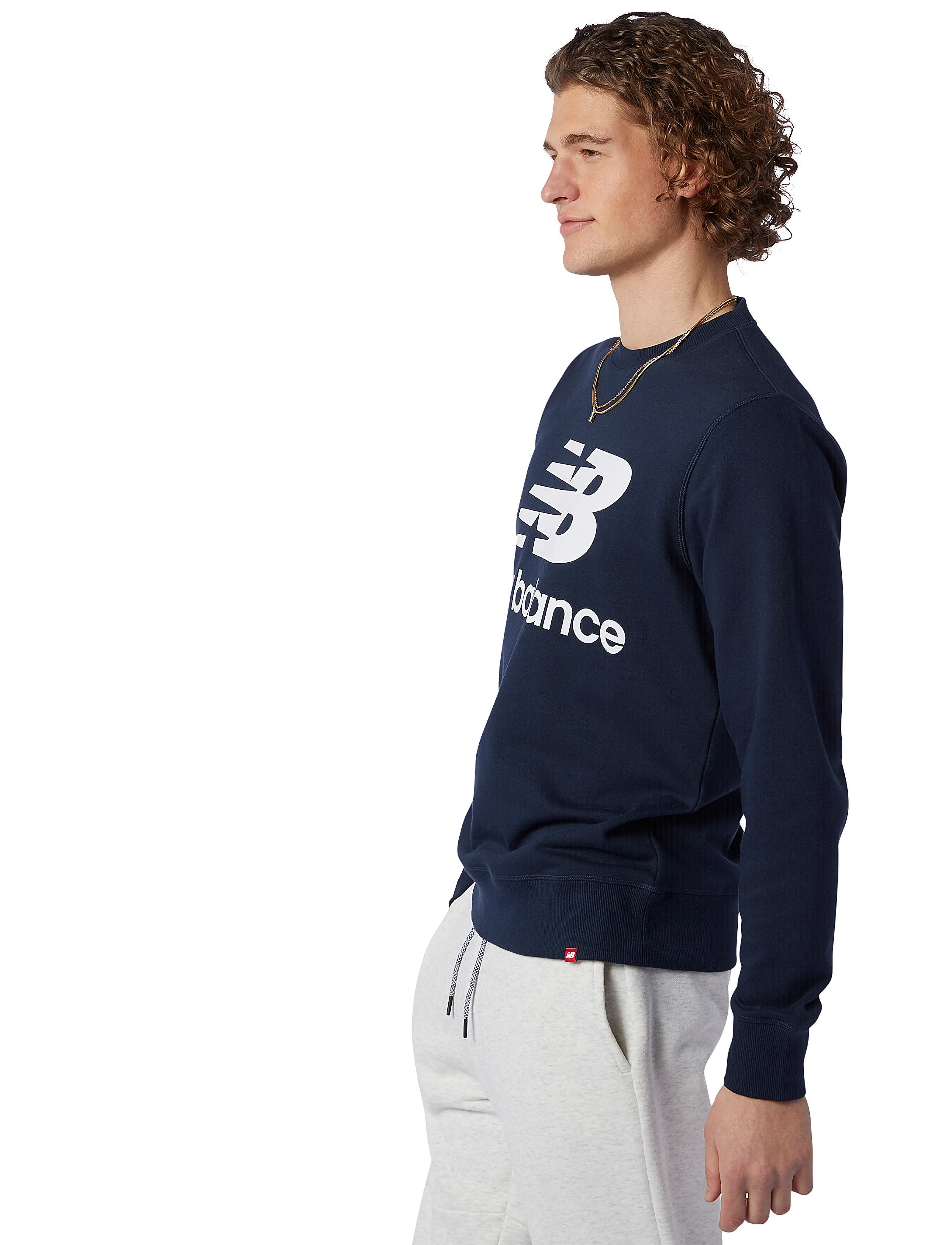New Balance - NB Essentials Stacked Logo Crew - eclipse - 3