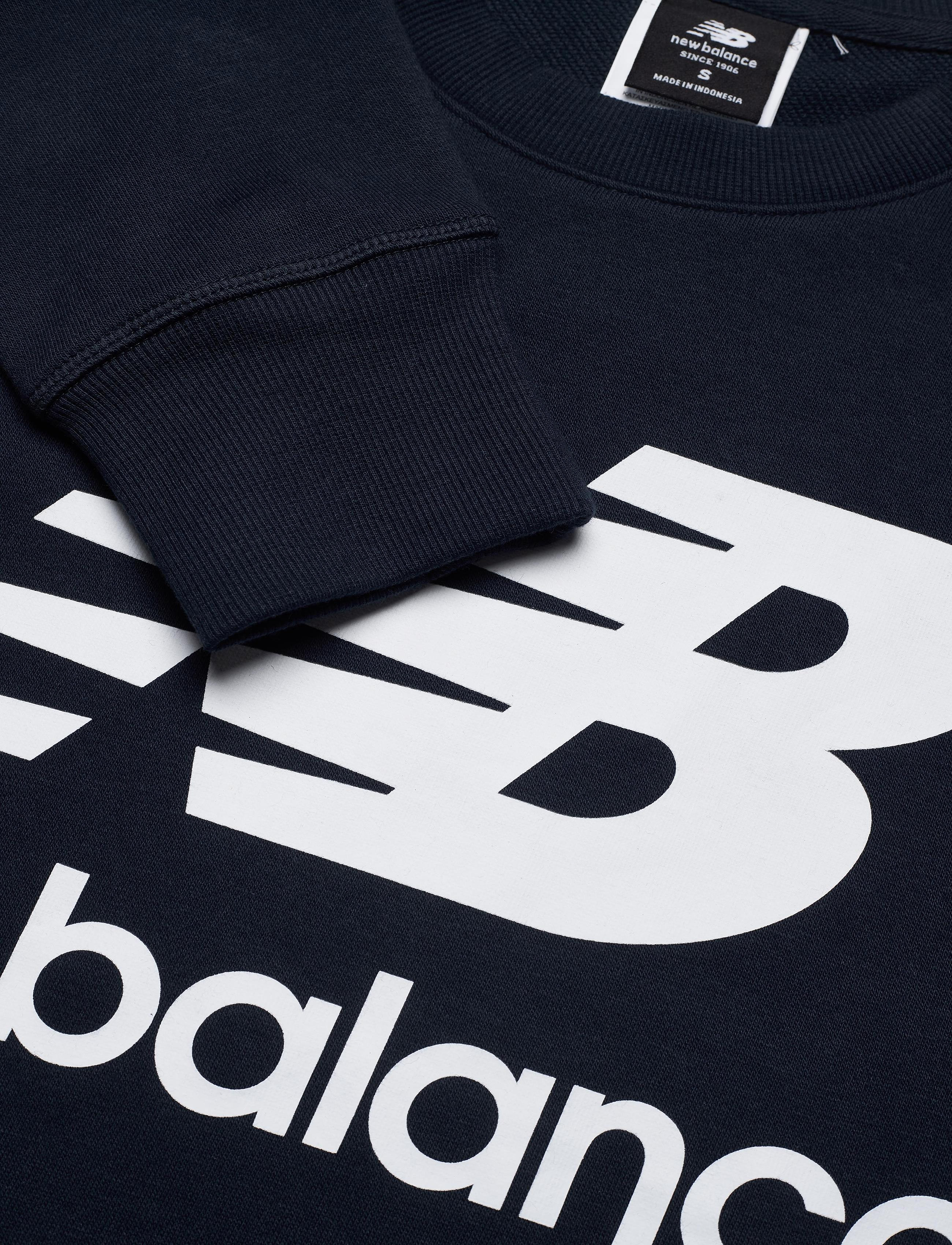 New Balance - NB Essentials Stacked Logo Crew - eclipse - 5