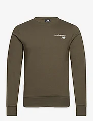 New Balance - NB Classic Core Fleece Crew - sweatshirts - dark moss - 0