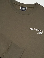 New Balance - NB Classic Core Fleece Crew - sweatshirts - dark moss - 2