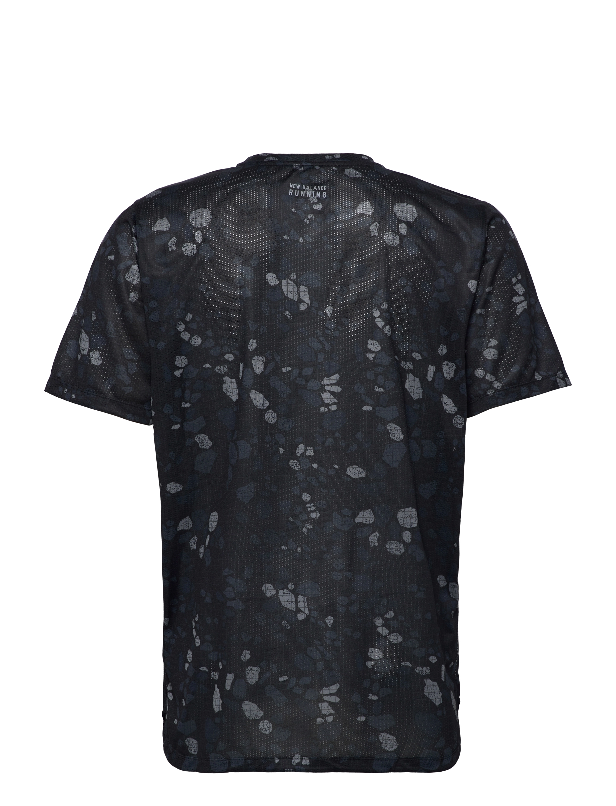 New Balance - Printed Impact Run Short Sleeve - black - 1