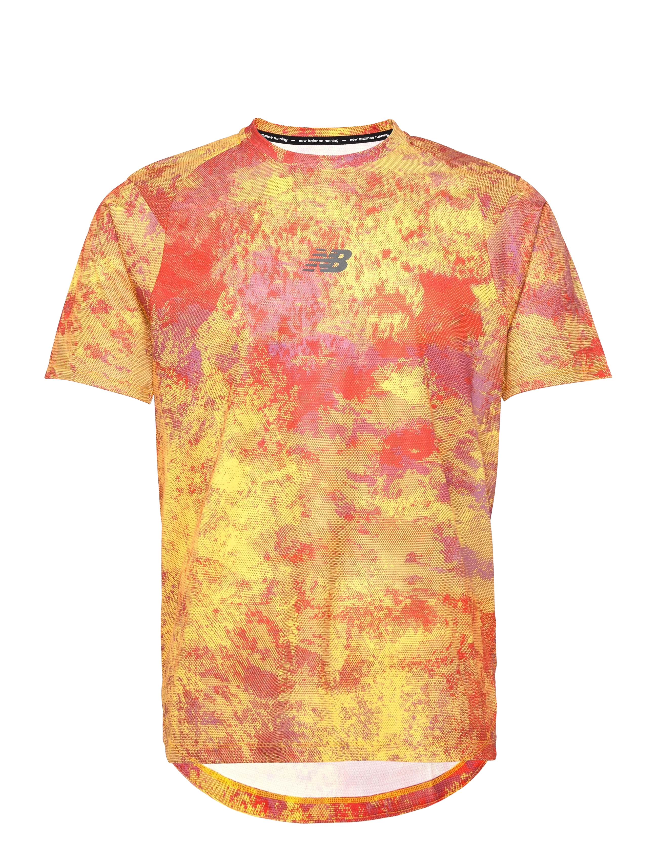 NB AT Printed Nvent Short Sleeve - ELECTRIC PURPLE