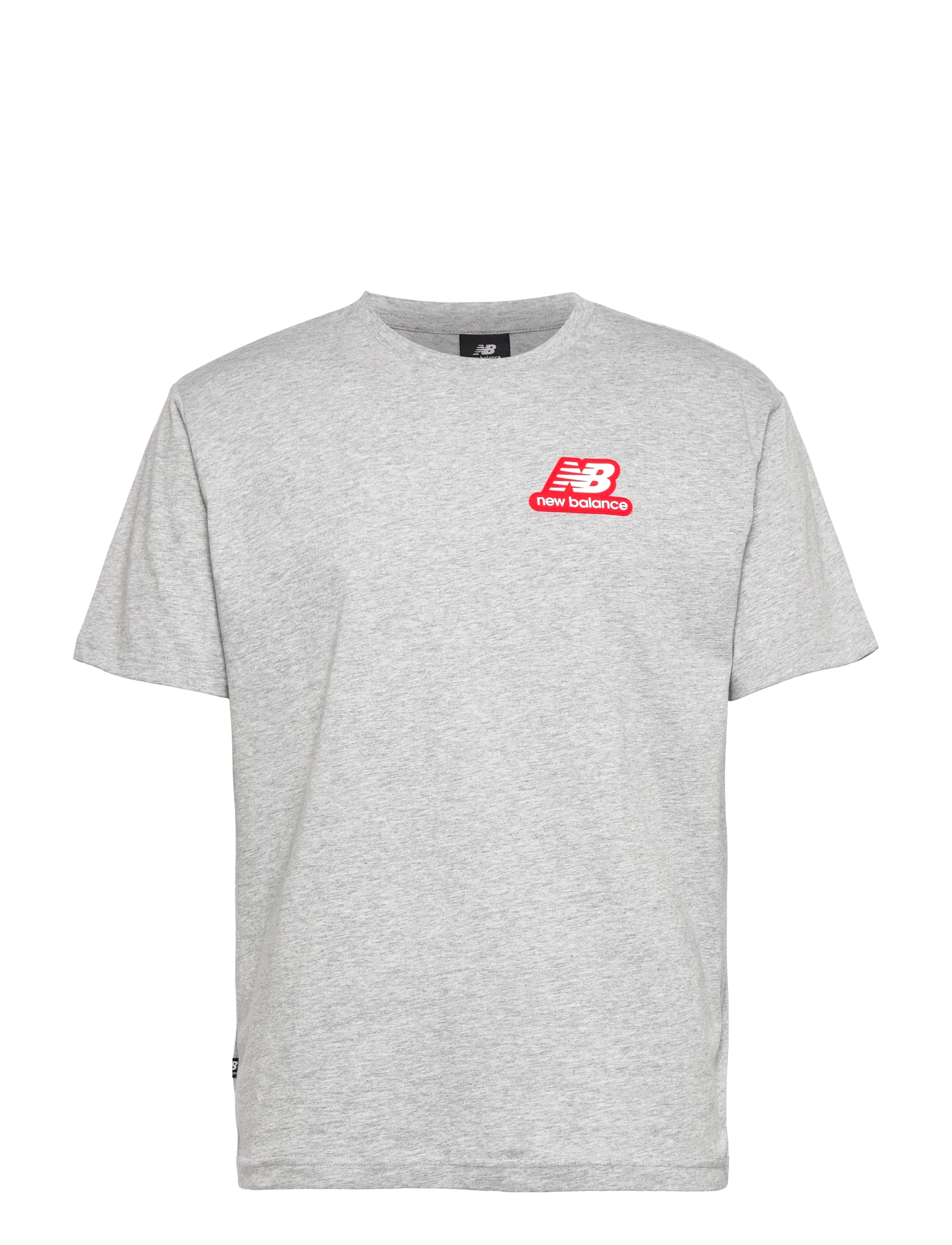 NB Essentials Rubber Pack Logo Tee - ATHLETIC GREY