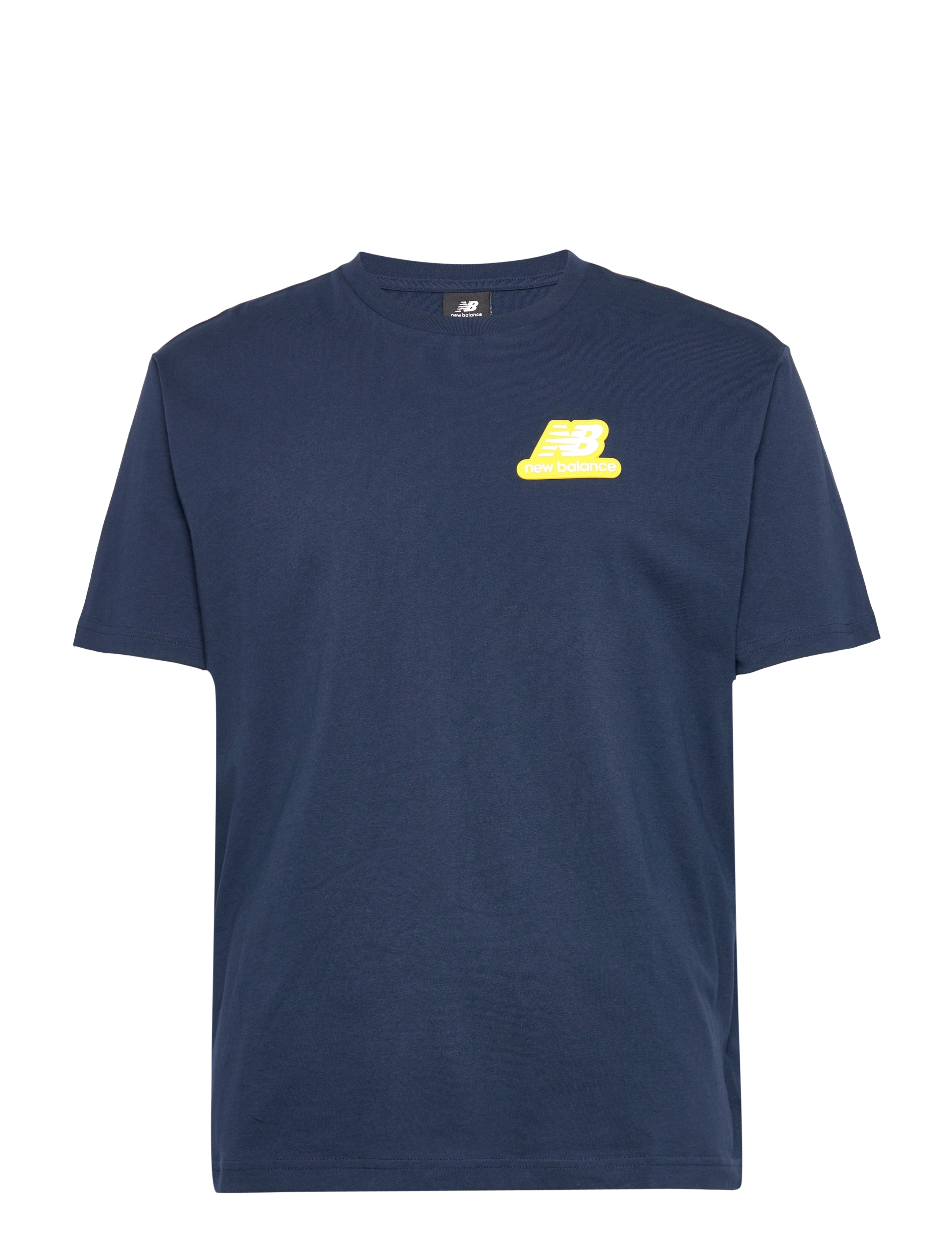 New Balance - NB Essentials Rubber Pack Logo Tee - natural indigo - 0