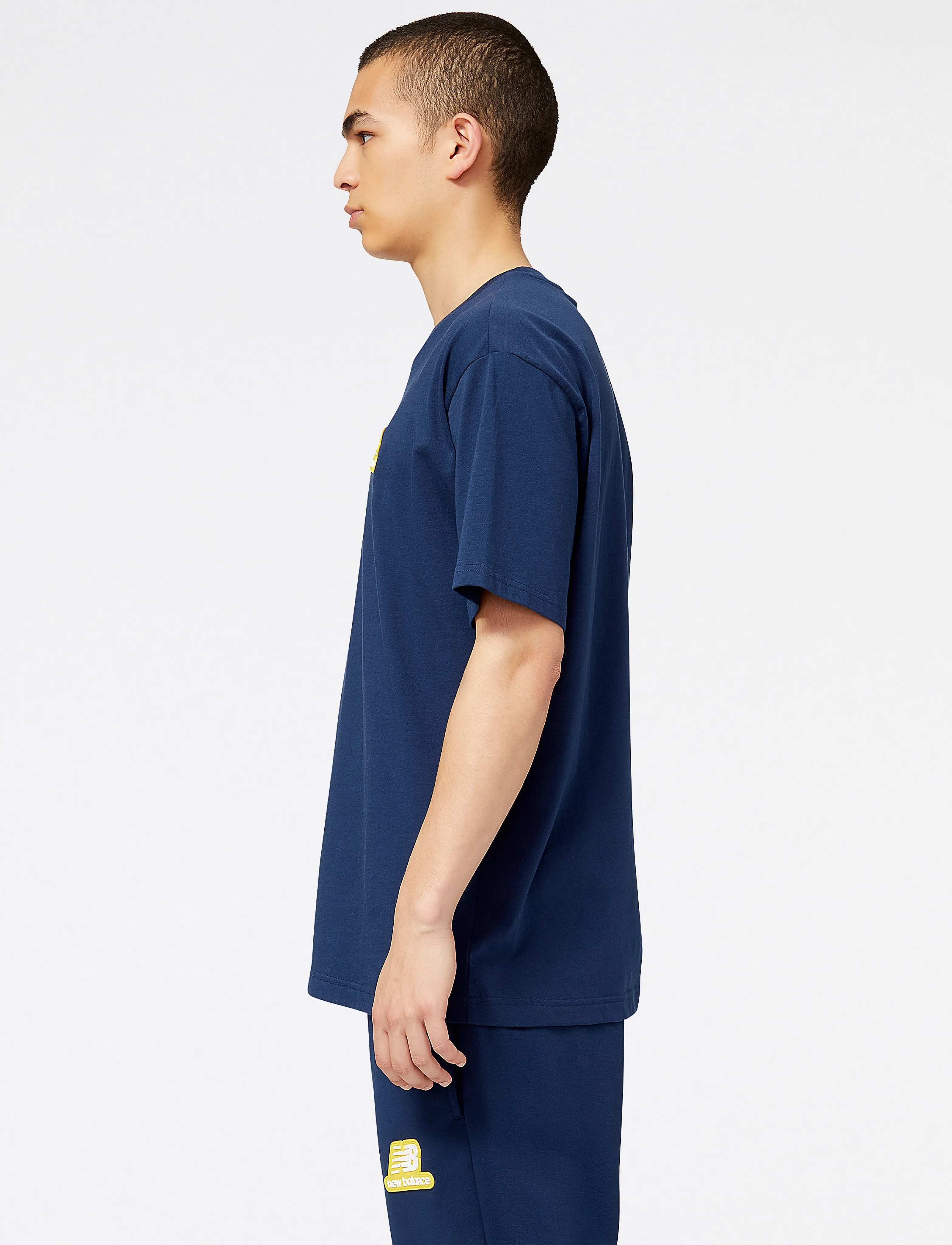 New Balance - NB Essentials Rubber Pack Logo Tee - natural indigo - 3