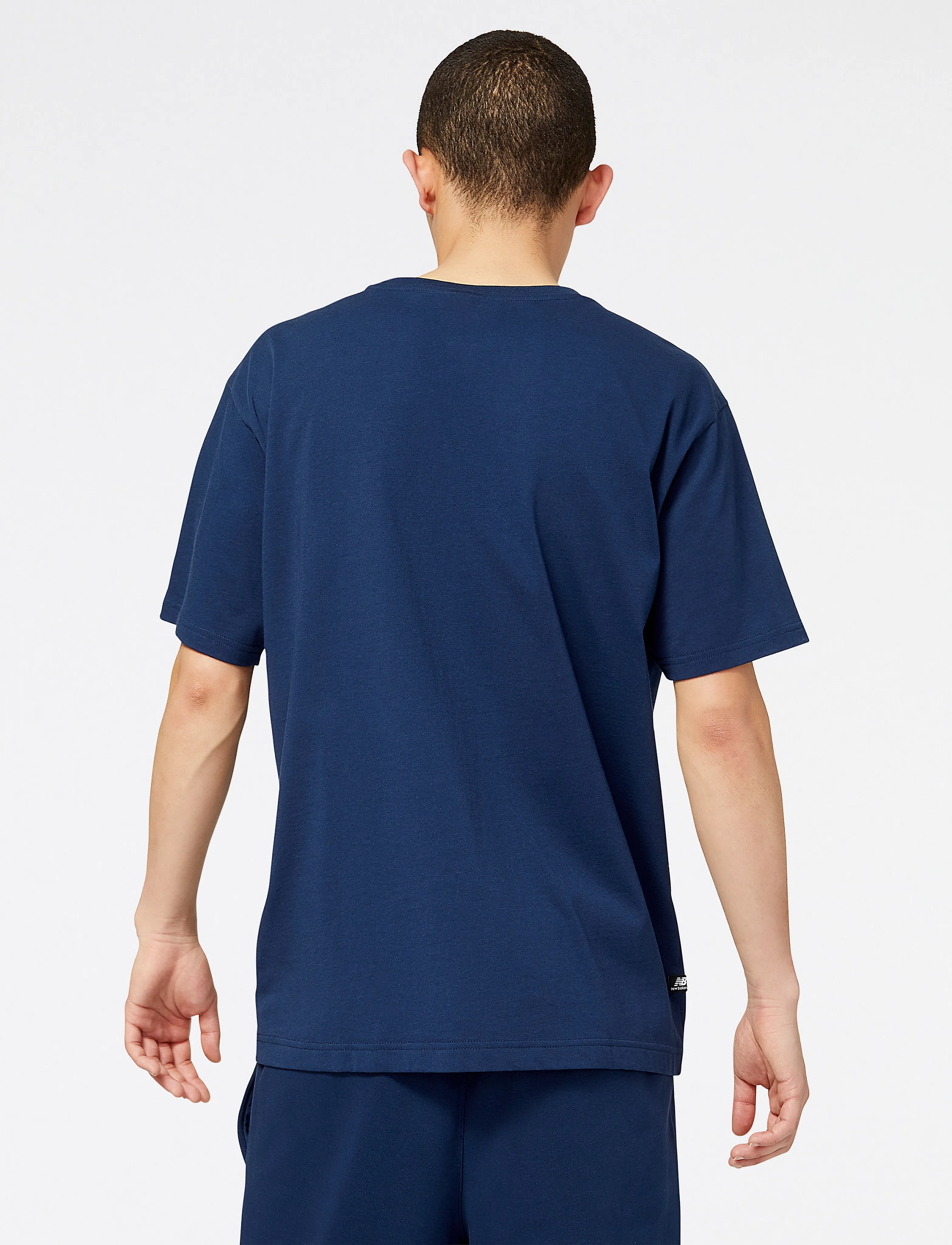 New Balance - NB Essentials Rubber Pack Logo Tee - natural indigo - 4
