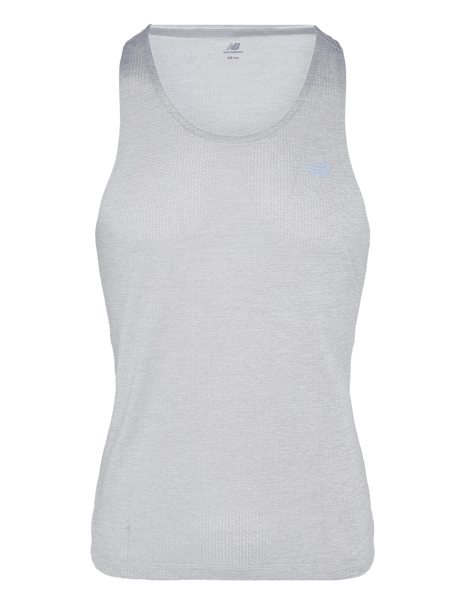 New Balance - Athletics Singlet - Õlapaeltega pluusid - athletic grey - 0