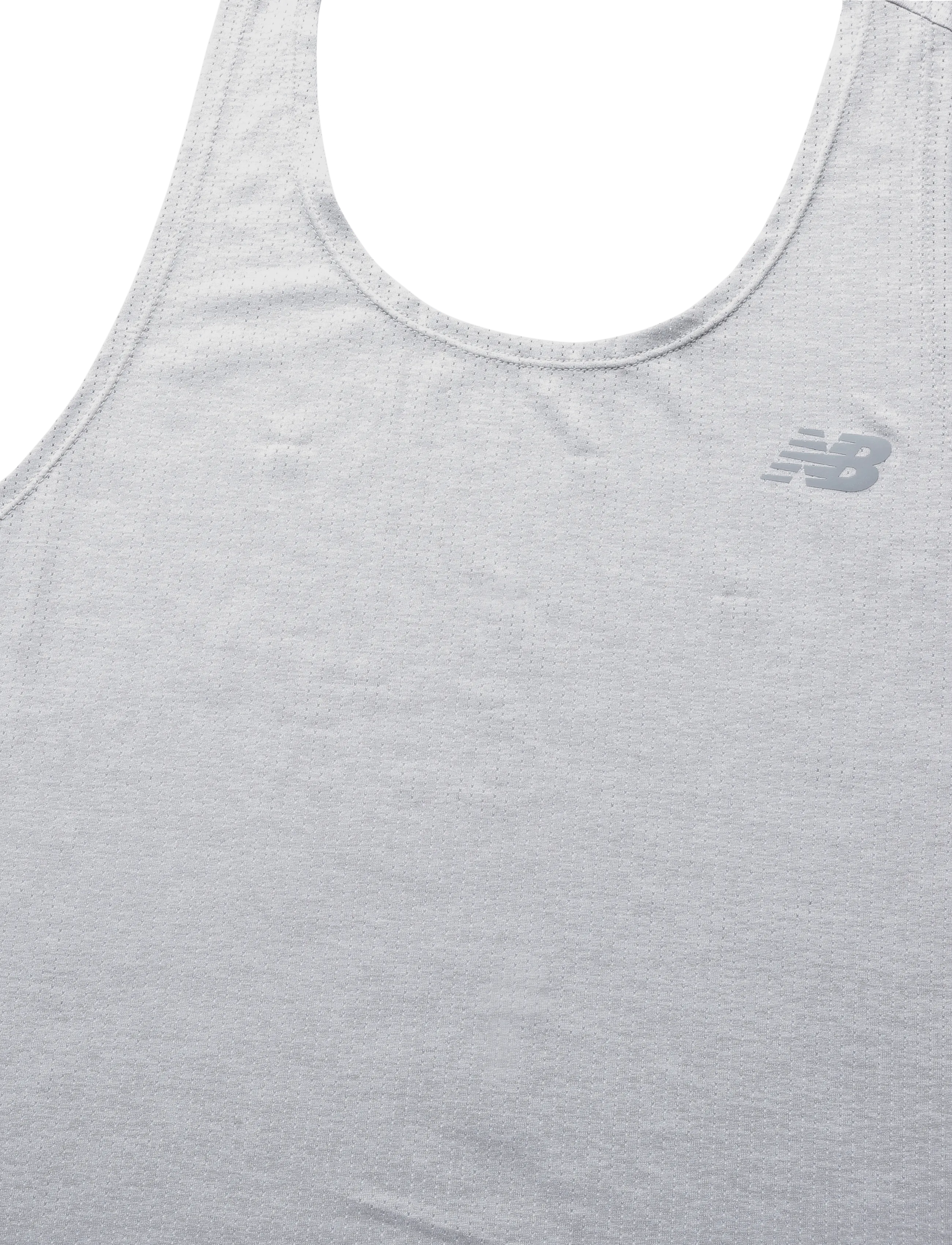 New Balance - Athletics Singlet - Õlapaeltega pluusid - athletic grey - 2