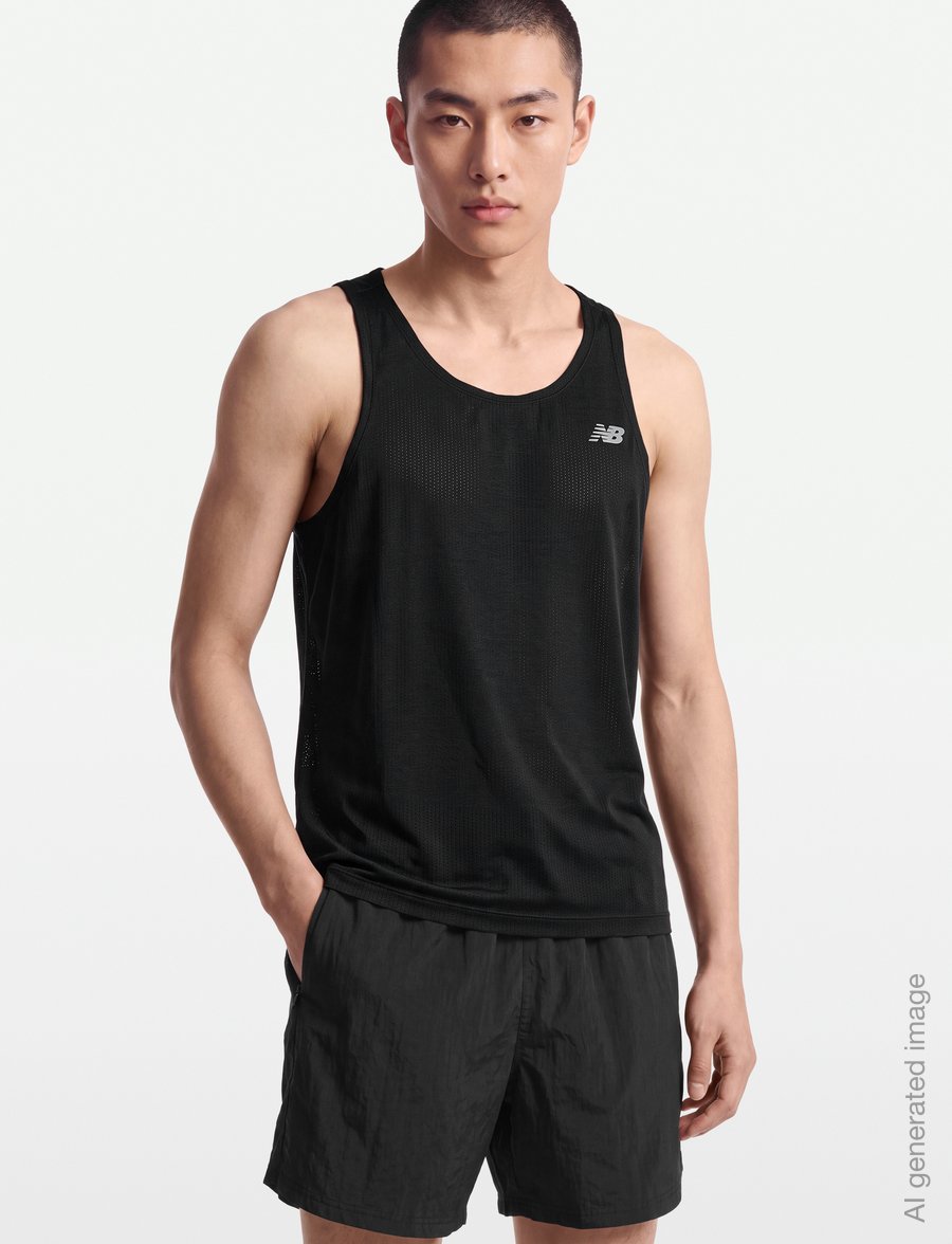New Balance - Athletics Singlet - tank tops - black - 3