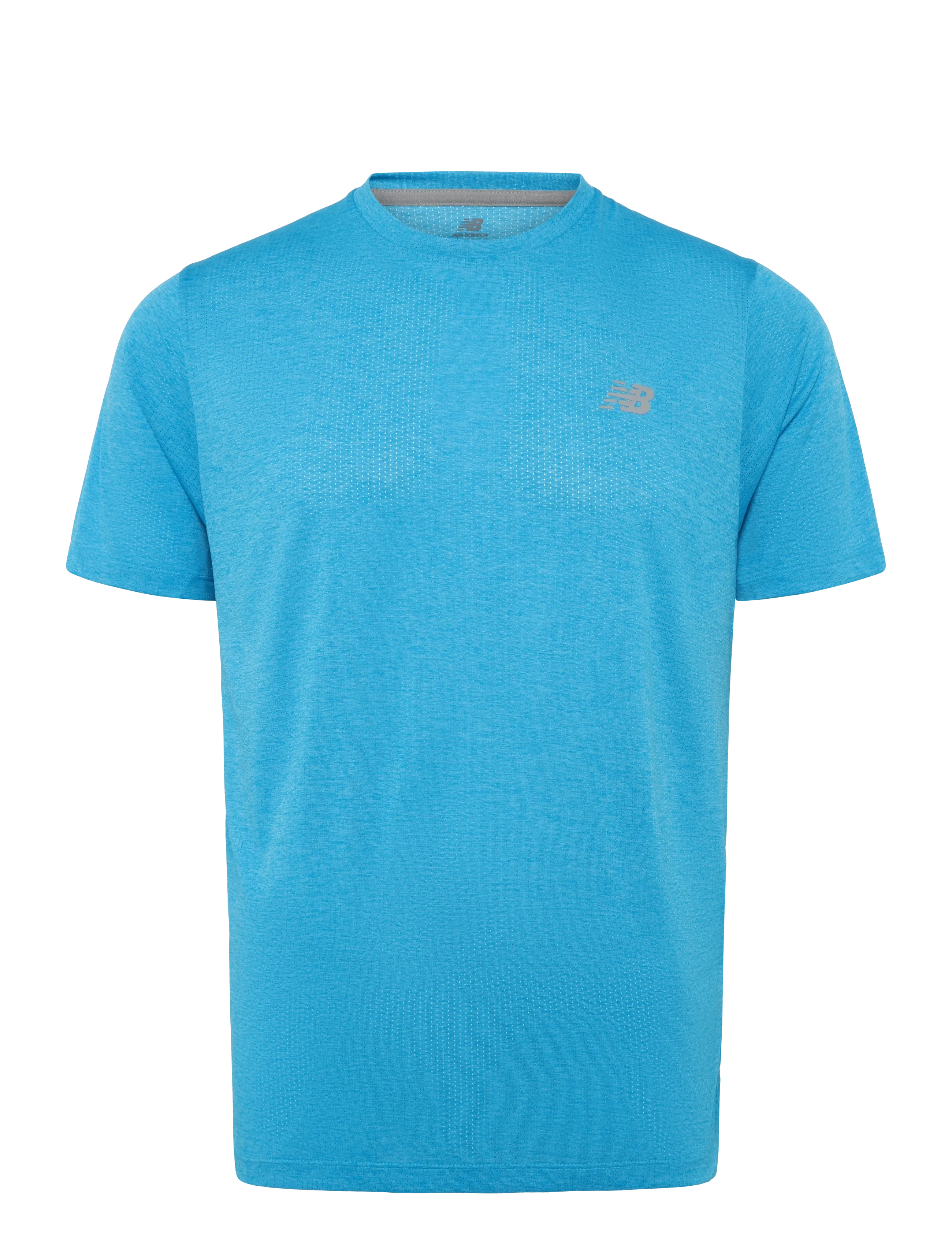 New Balance Athletics T-Shirt, L, T-shirts, Blau - Short-sleeved, Männerswear