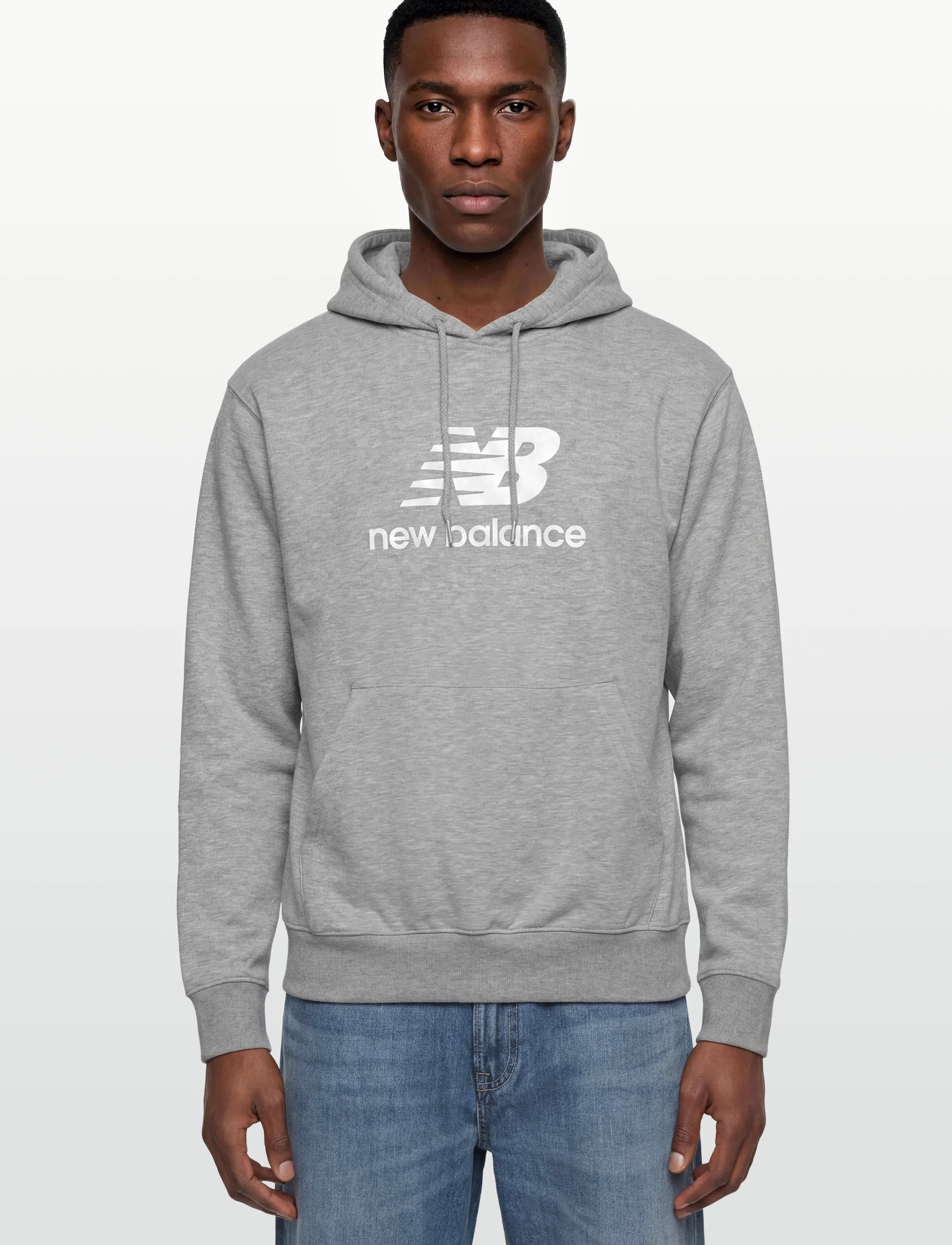 New Balance - Sport Essentials French Terry Logo Hoodie - kapuutsiga dressipluusid - athletic grey - 3
