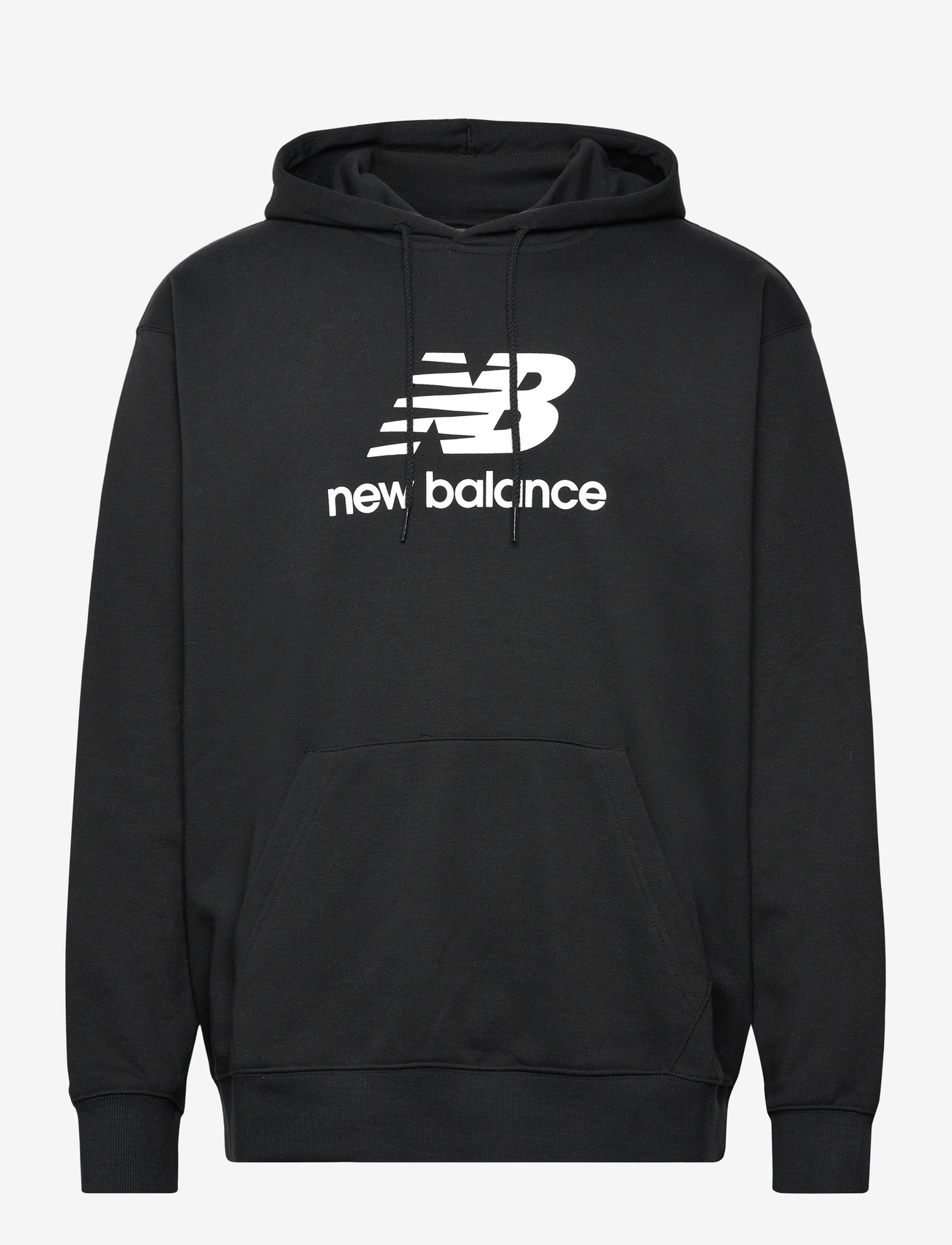 New Balance - Sport Essentials French Terry Logo Hoodie - overdele - black - 0