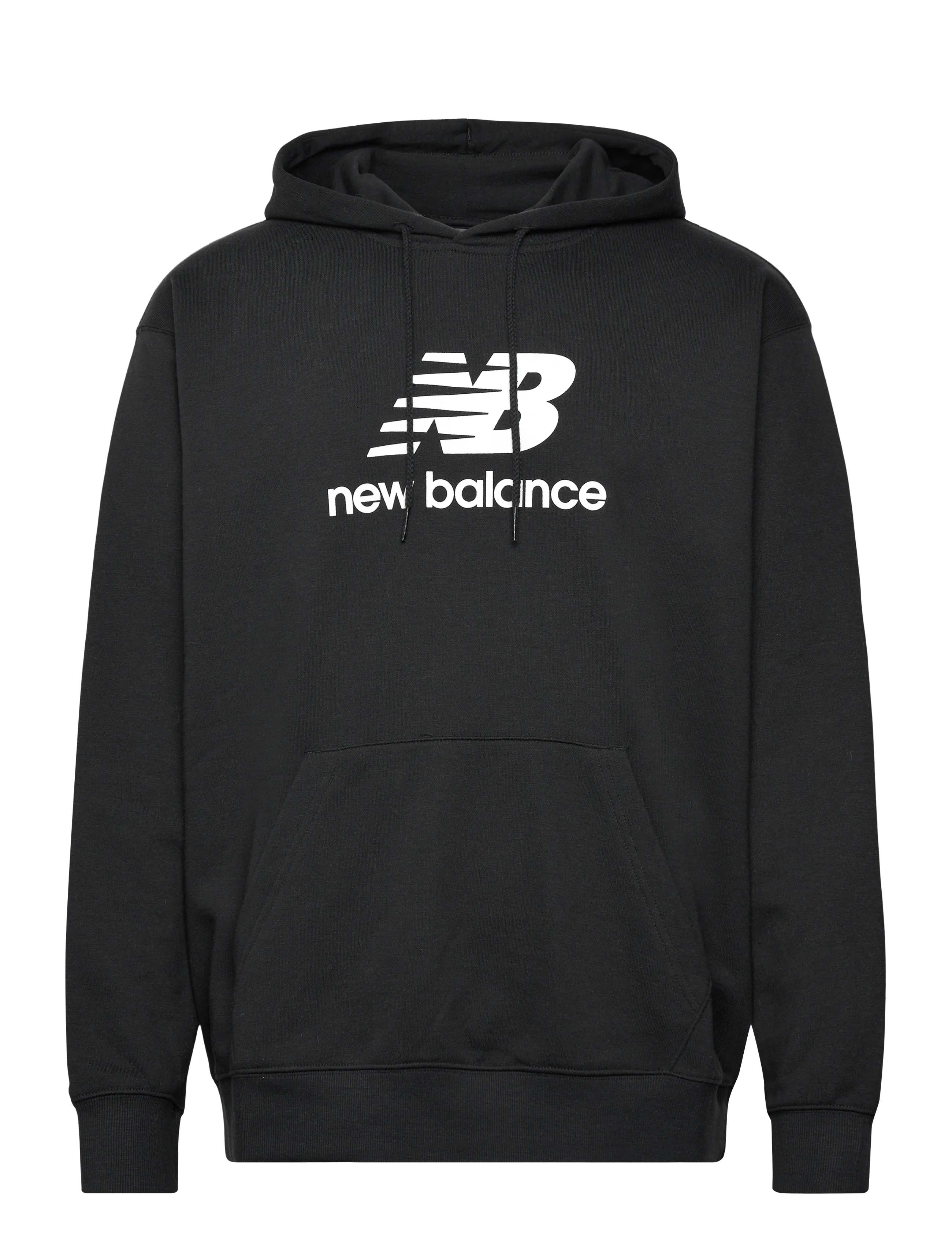 New Balance Sport Essentials French Terry Logo Hoodie - Kapuzenpullover - BLACK / black