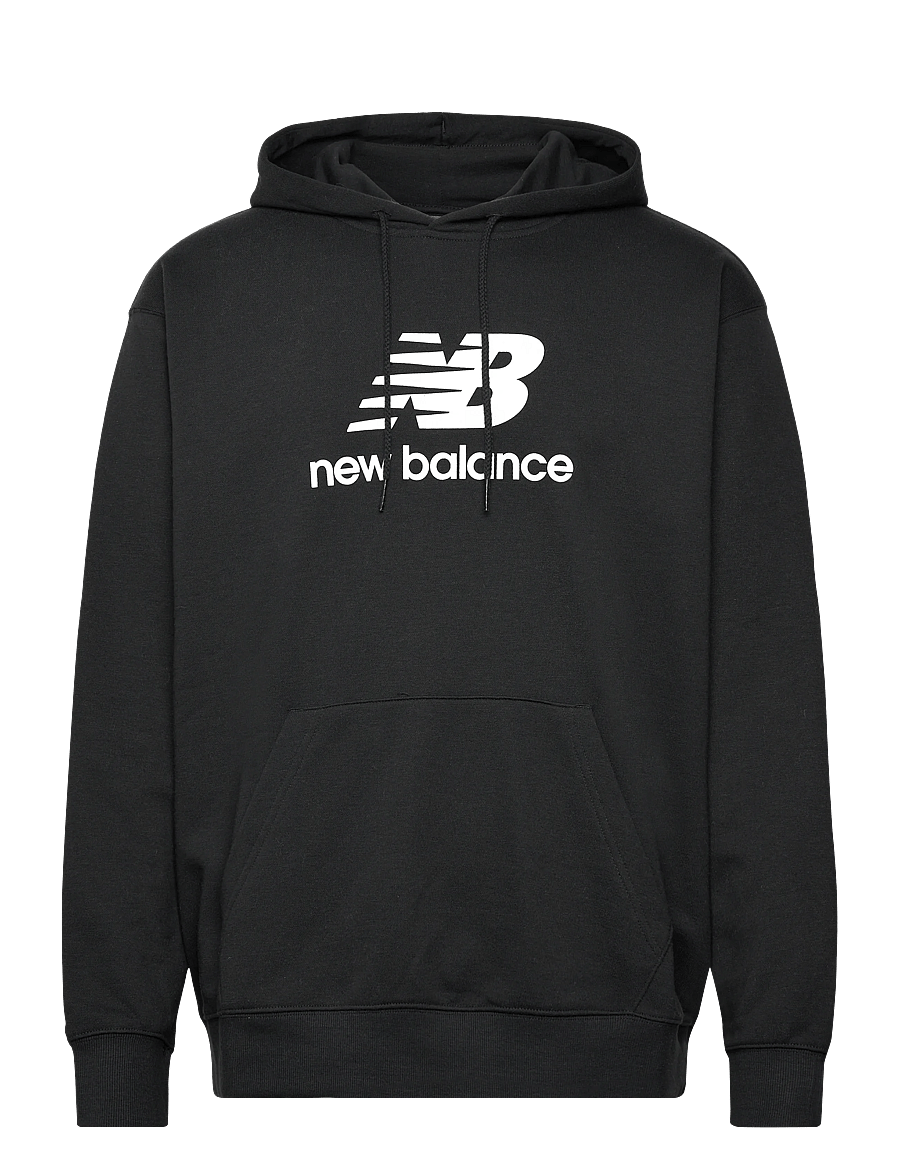 New Balance - Sport Essentials French Terry Logo Hoodie - tops - black - 1