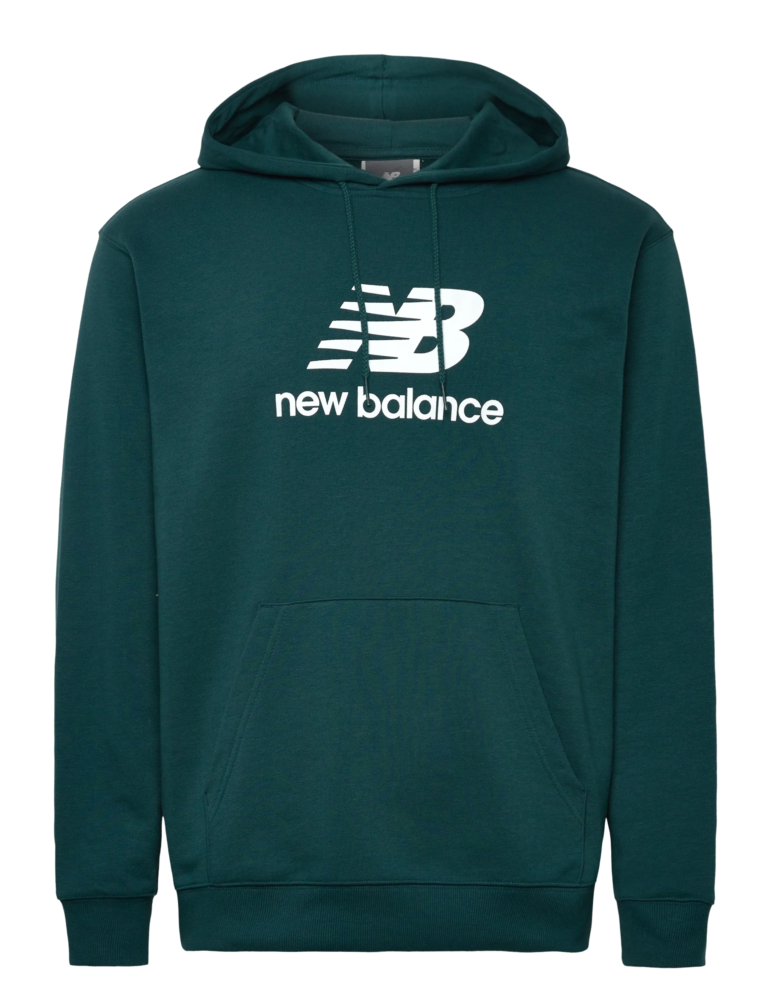New Balance Sport Essentials French Terry Logo Hoodie, XXL, Green, Sport Sweatshirts & Hoodies > Sport Hoodies, Herre