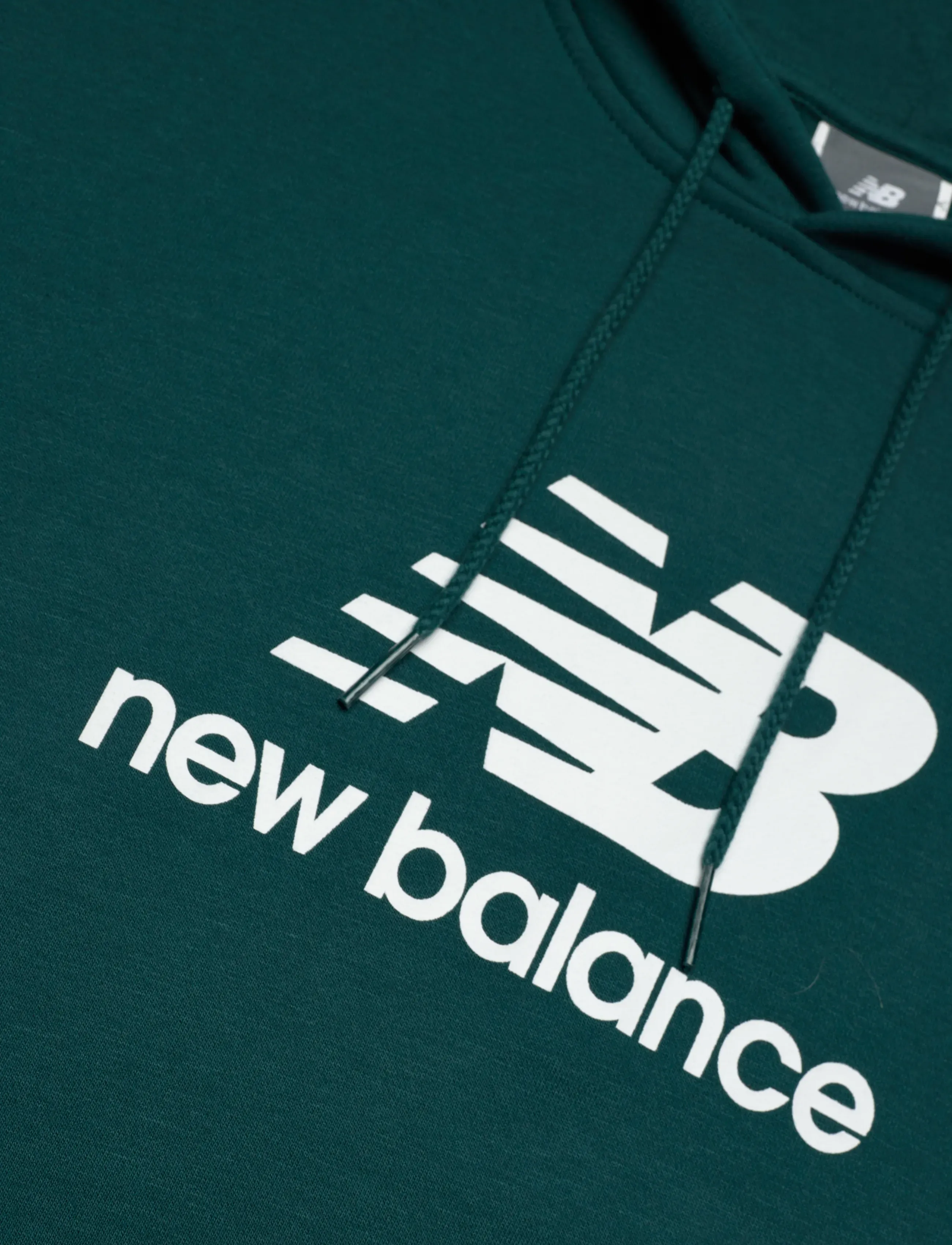 New Balance - Sport Essentials French Terry Logo Hoodie - overdele - medusa green - 2