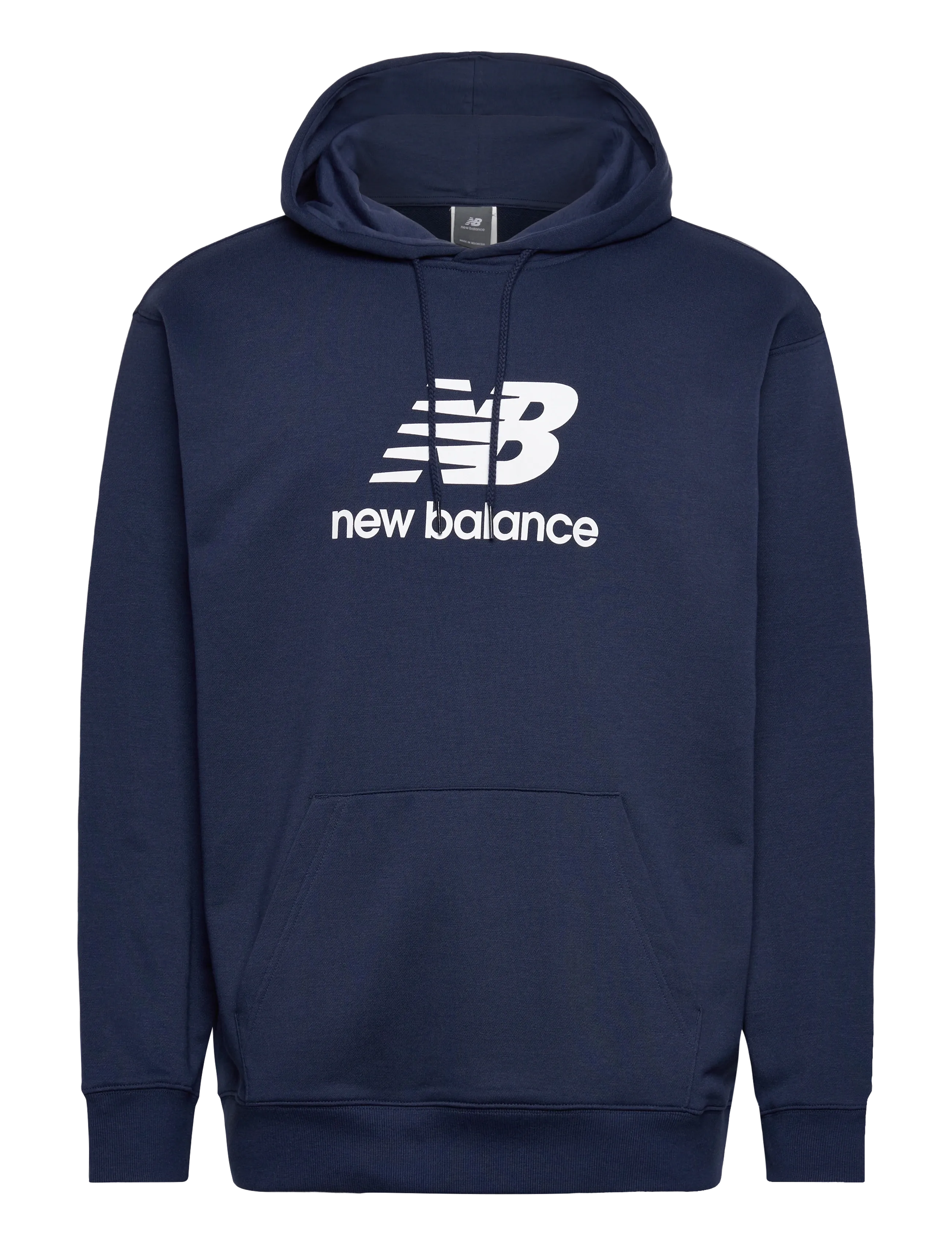 New Balance Sport Essentials French Terry Logo Hoodie, XS, Navy, Sport Sweatshirts & Hoodies > Sport Hoodies, Herre
