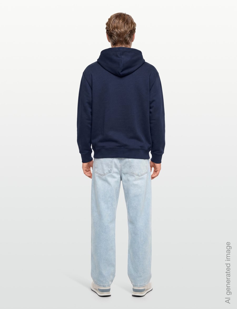 New Balance - Sport Essentials French Terry Logo Hoodie - overdele - nb navy - 4