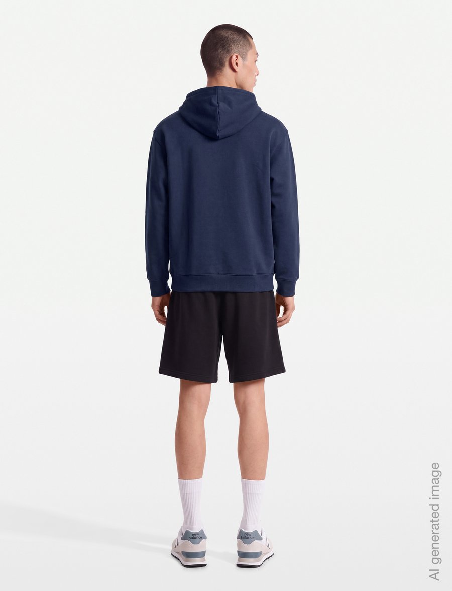 New Balance - Sport Essentials French Terry Logo Hoodie - sweatshirts - nb navy - 4