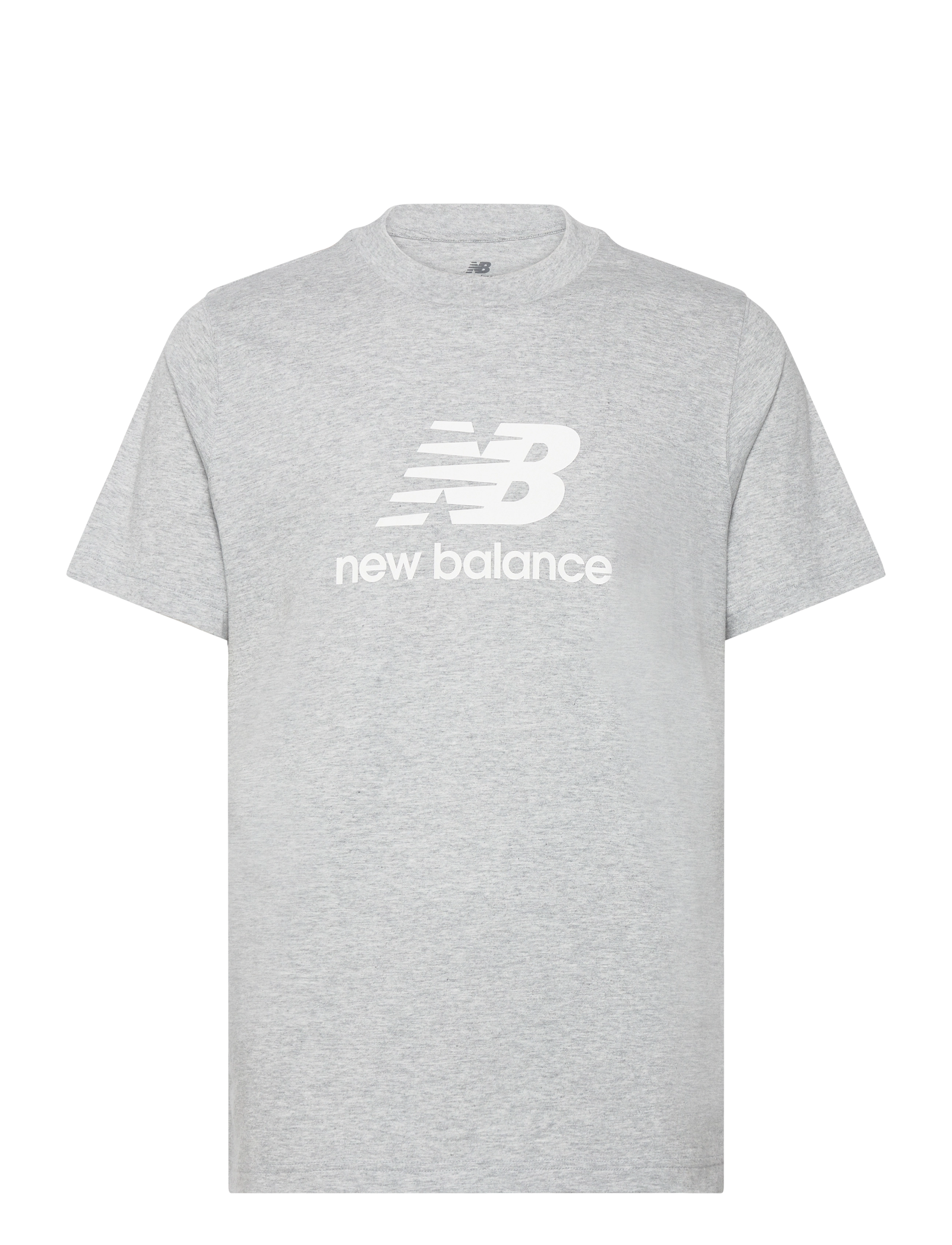 New Balance Sport Essentials Logo T-Shirt, L, T-shirts, Grau - Short-sleeved, Männerswear