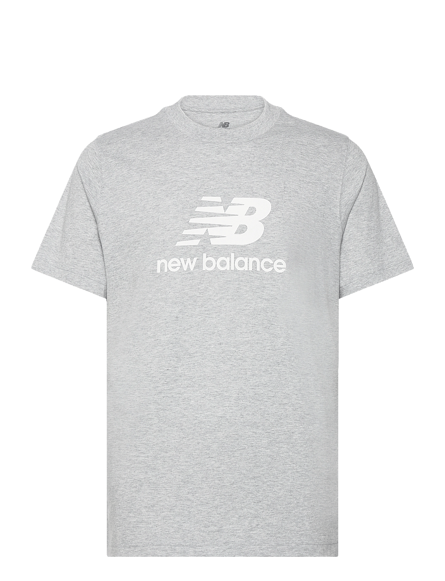 New Balance - Sport Essentials Logo T-Shirt - tops & t-shirts - athletic grey - 0