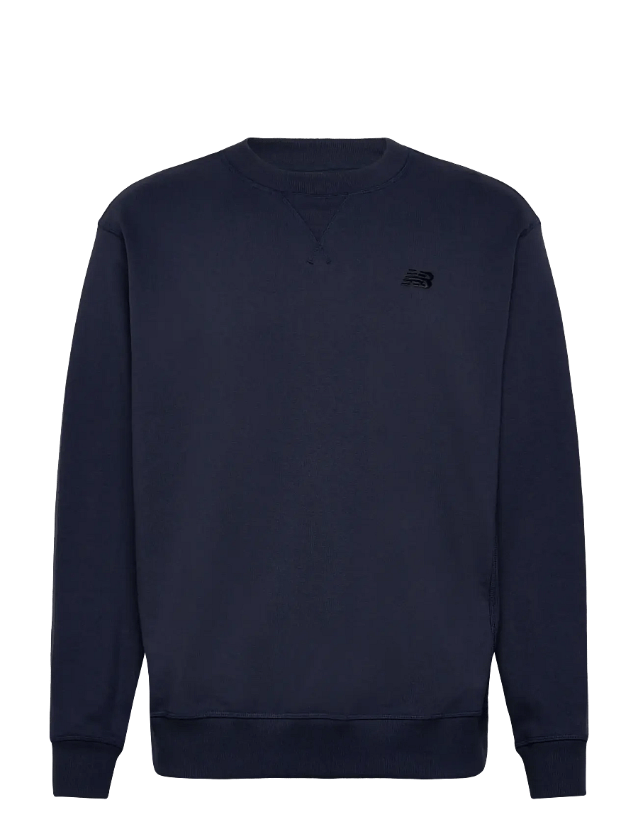 New Balance - Athletics French Terry Crew - oberteile - nb navy - 0