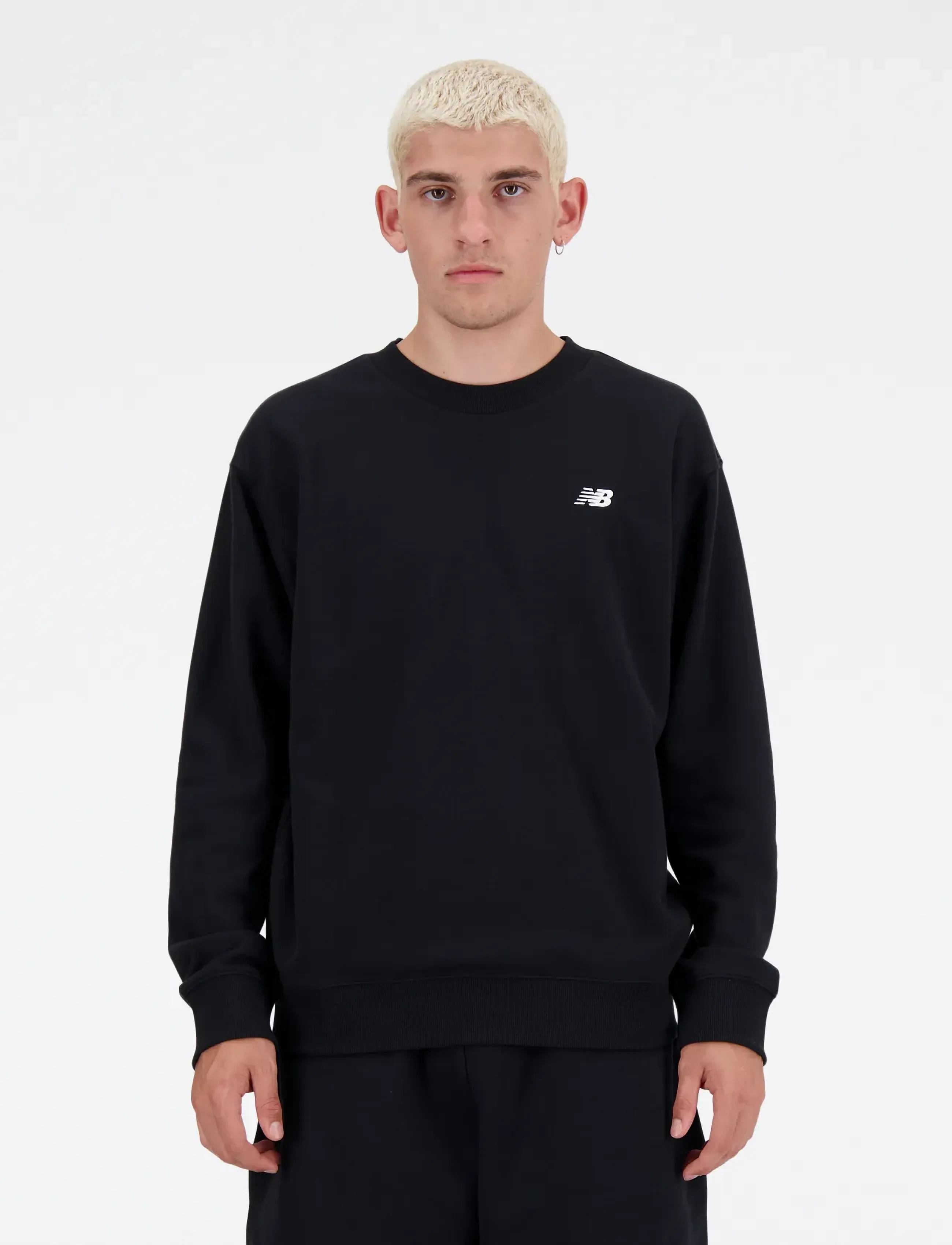 New Balance - Sport Essentials French Terry Crew - sport - black - 0