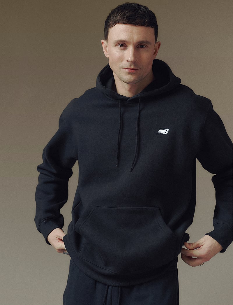 New Balance - Sport Essentials French Terry Hoodie - oberteile - black - 0