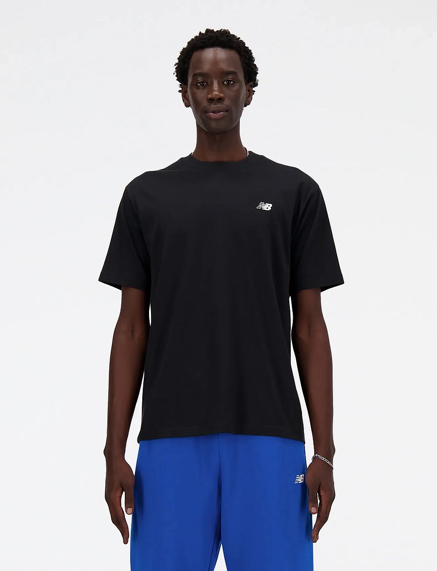 New Balance - Sport Essentials Cotton T-Shirt - oberteile & t-shirts - black - 0
