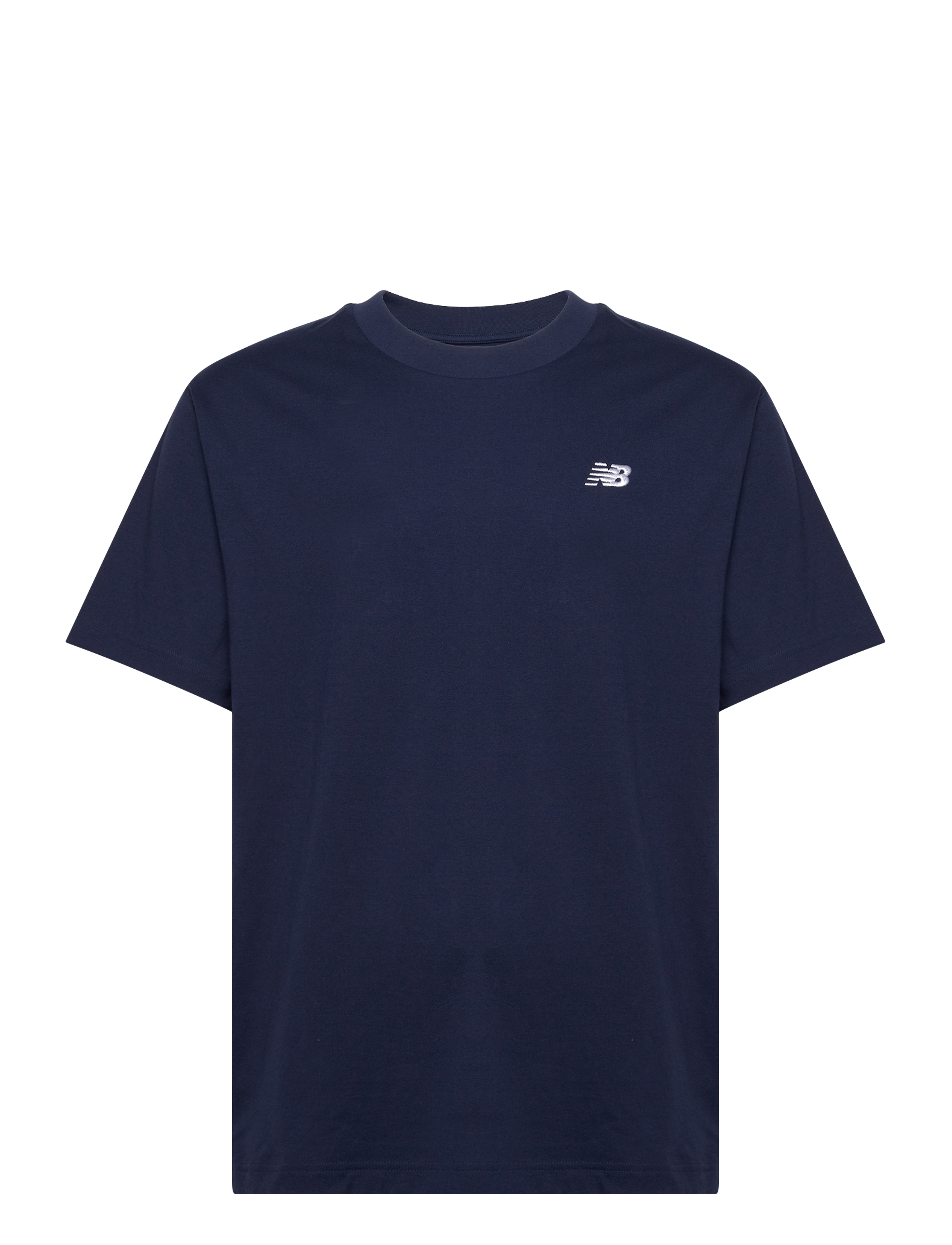 New Balance Sport Essentials Cotton T-Shirt, S, T-shirts, Marineblau - Short-sleeved, Männerswear