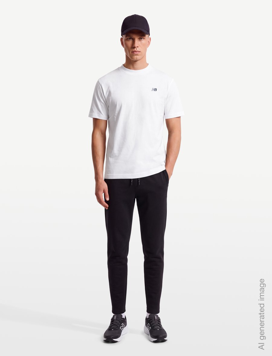 New Balance - Sport Essentials Cotton T-Shirt - t-shirts - white - 0