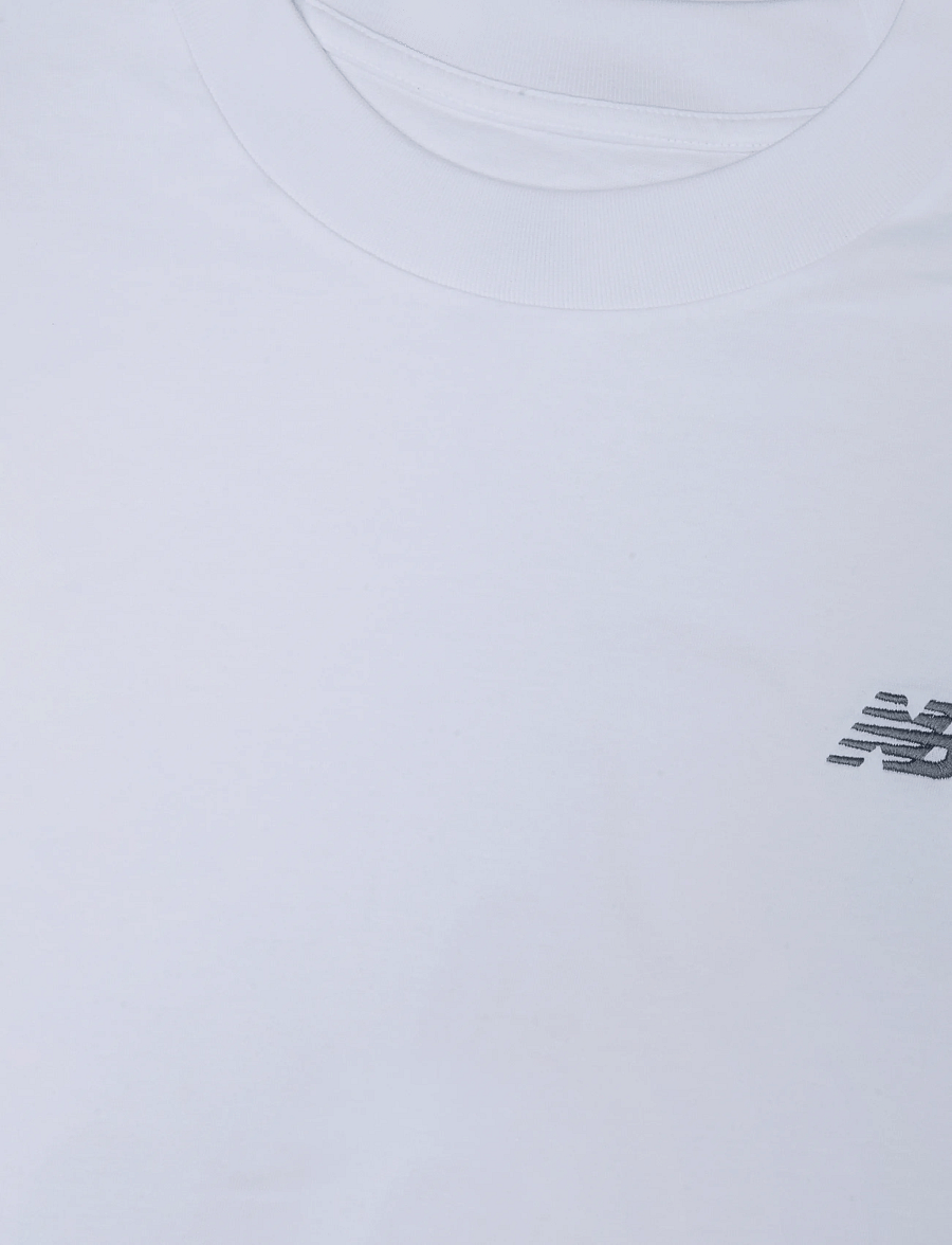 New Balance - Sport Essentials Cotton T-Shirt - tops & t-shirts - white - 2
