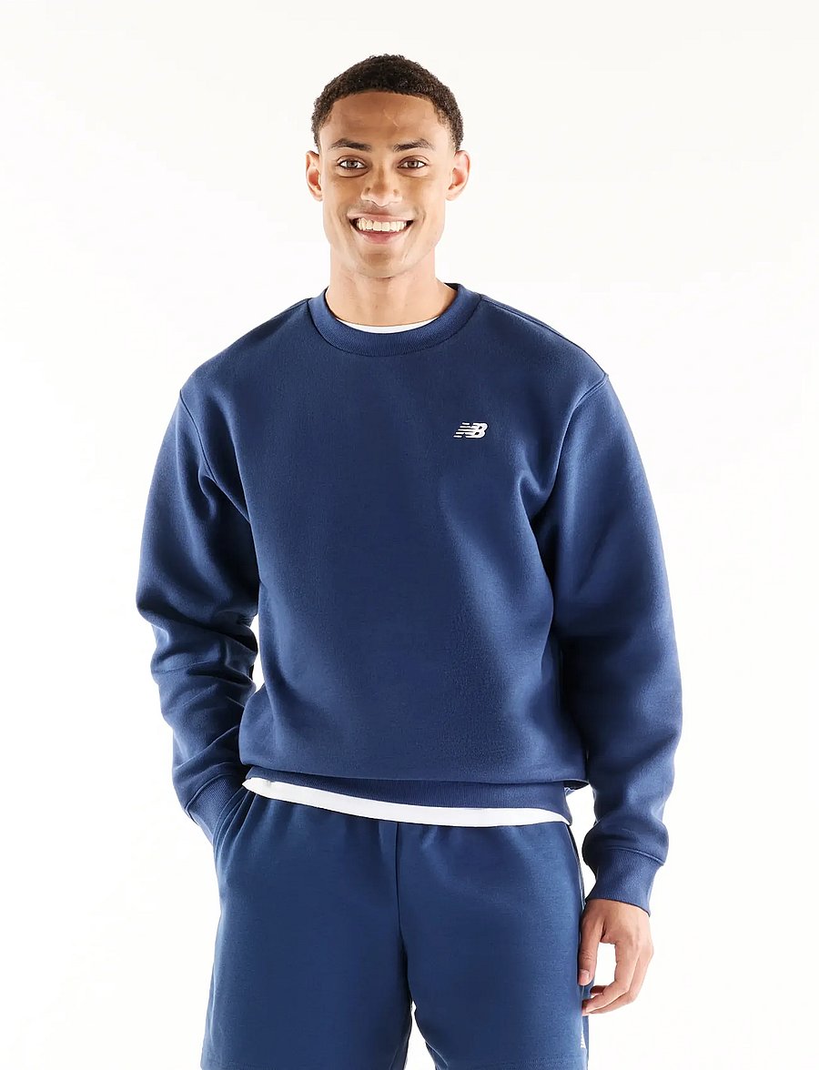 New Balance - Sport Essentials Fleece Crew - Överdelar - nb navy - 0