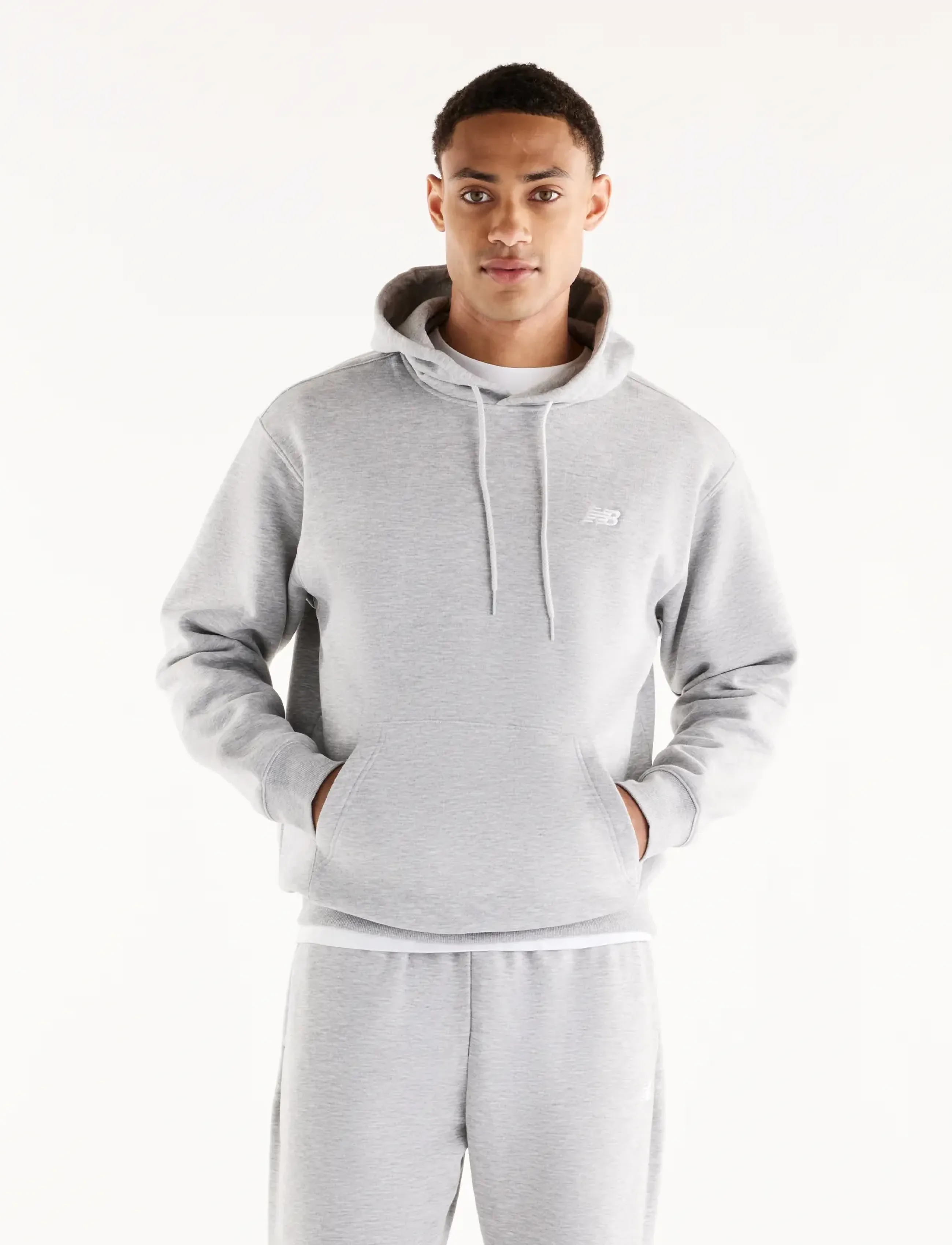 New Balance - Sport Essentials Fleece Hoodie - sweatshirts - athletic grey - 0