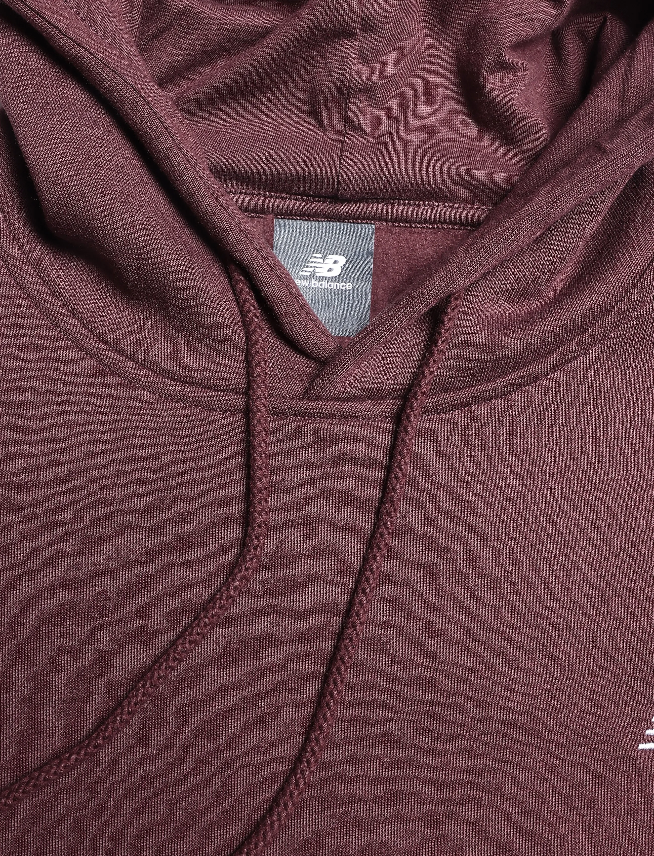 New Balance - Sport Essentials Fleece Hoodie - tops - cherry leather - 2