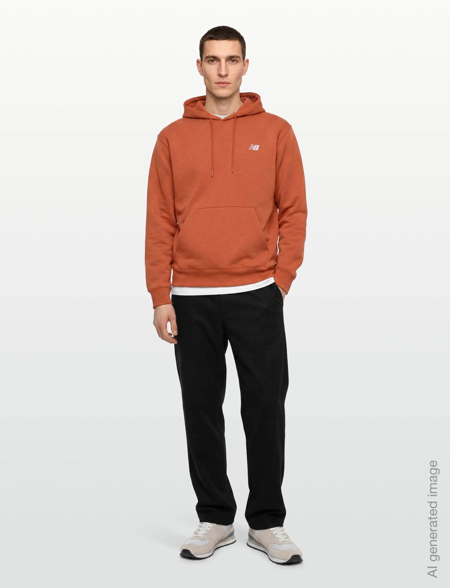 New Balance - Sport Essentials Fleece Hoodie - huvtröjor - cinnamon - 0