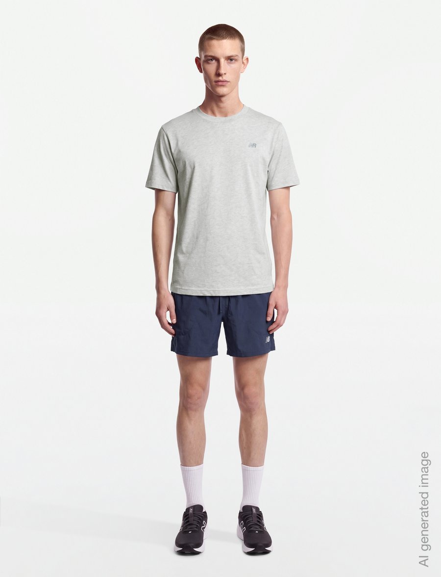 New Balance - Athletics Cotton T-Shirt - t-shirts - ash heather - 0