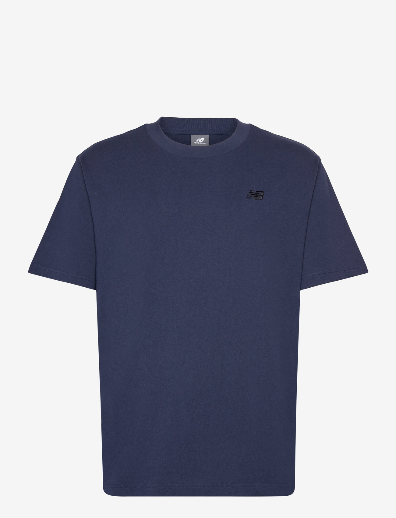 New Balance - Athletics Cotton T-Shirt - oberteile & t-shirts - nb navy - 1