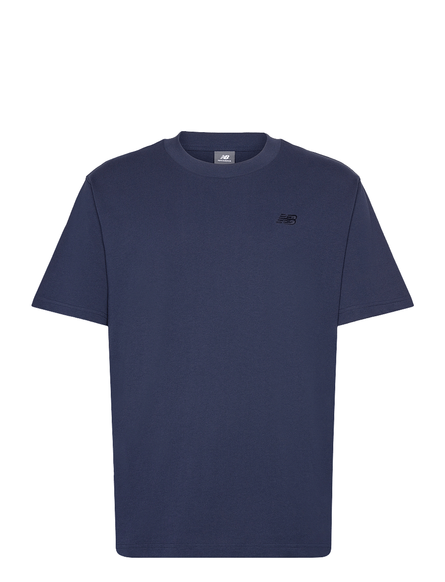 New Balance - Athletics Cotton T-Shirt - oberteile & t-shirts - nb navy - 1
