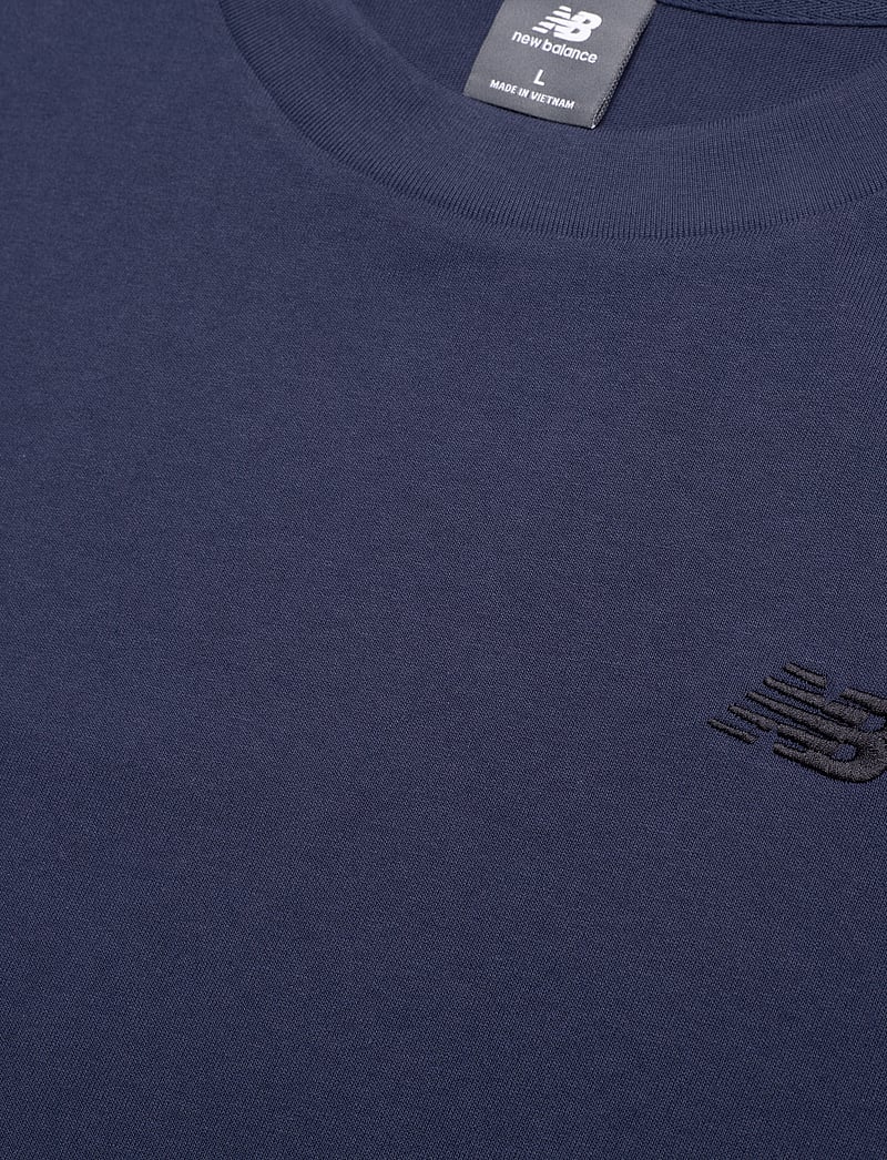 New Balance - Athletics Cotton T-Shirt - oberteile & t-shirts - nb navy - 3
