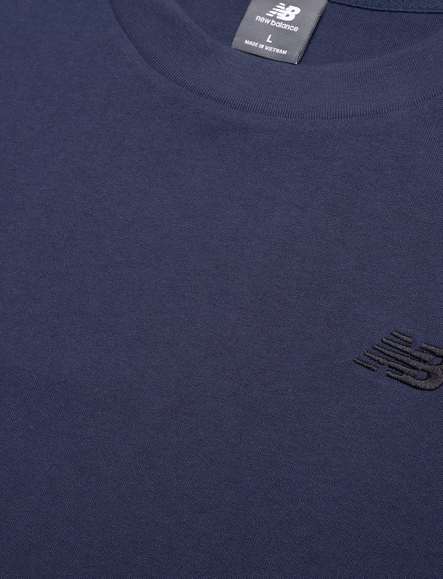New Balance - Athletics Cotton T-Shirt - oberteile & t-shirts - nb navy - 3