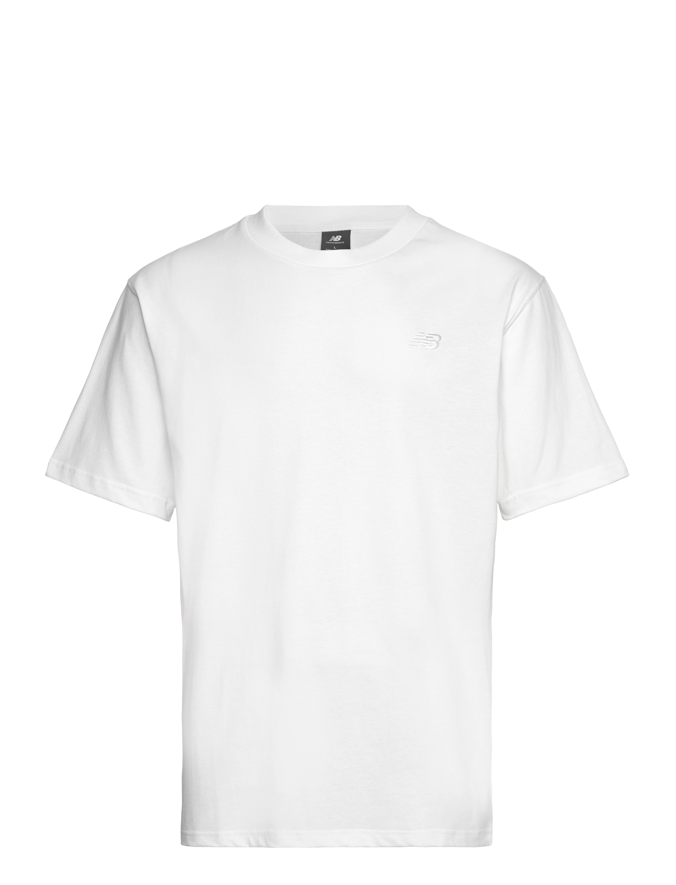 New Balance Athletics Cotton T-Shirt, Mænd, Atletik T-Shirt, Hvid, Str: M