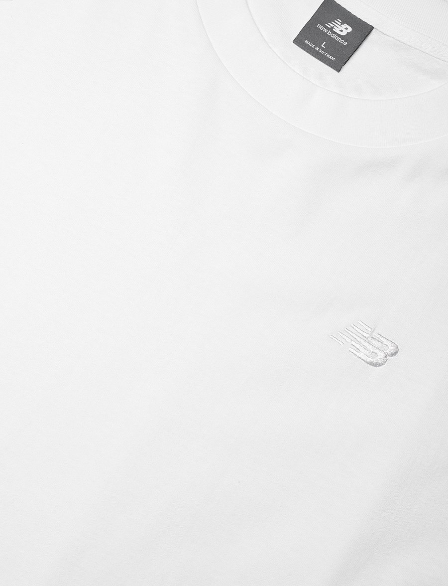 New Balance - Athletics Cotton T-Shirt - alussärgid ja t-särgid - white - 2