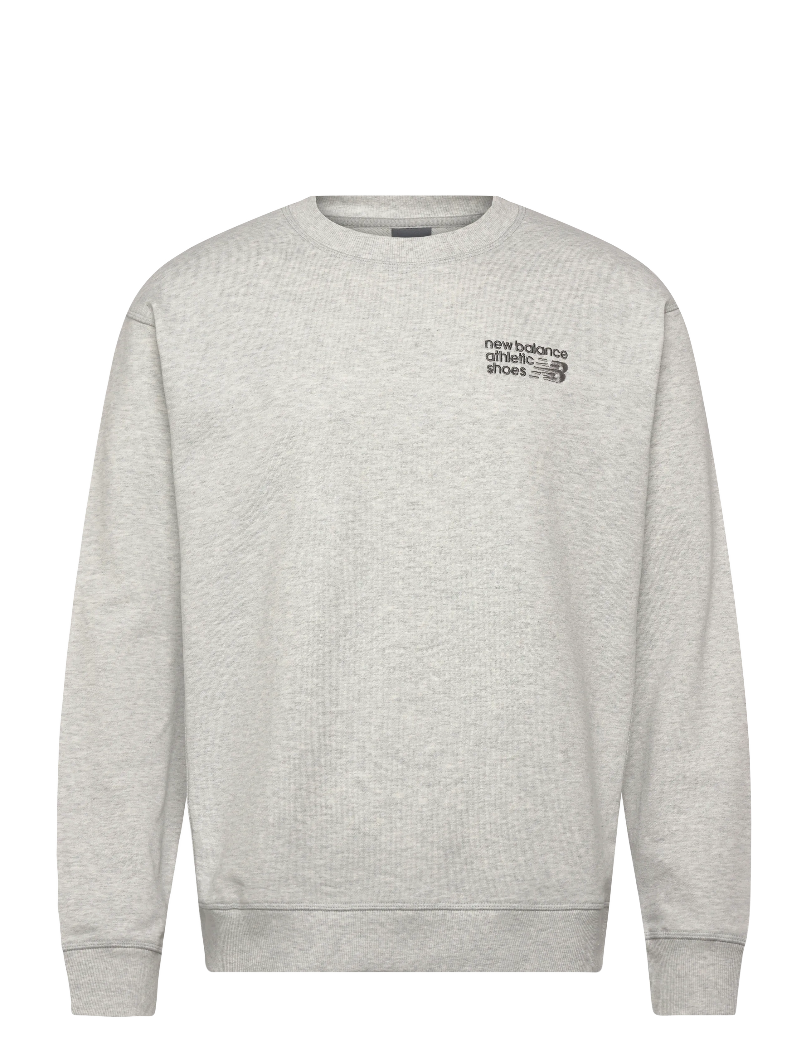 New Balance Athletics Premium Logo Crew - Clothing - ASH HEATHER / grey
