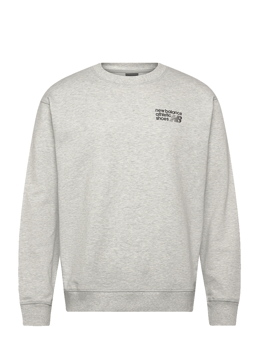 New Balance - Athletics Premium Logo Crew - overdele - ash heather - 0