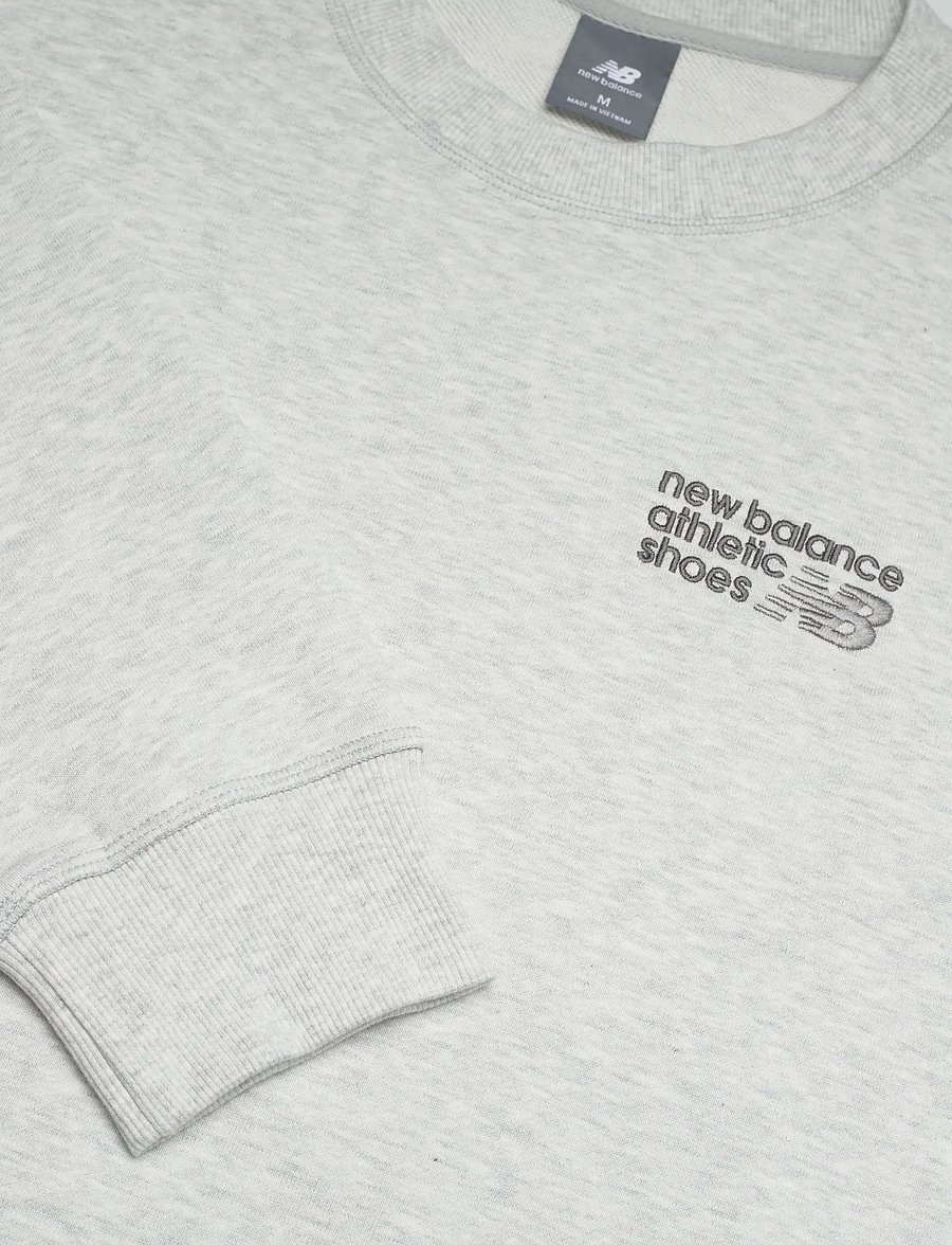 New Balance - Athletics Premium Logo Crew - overdele - ash heather - 2